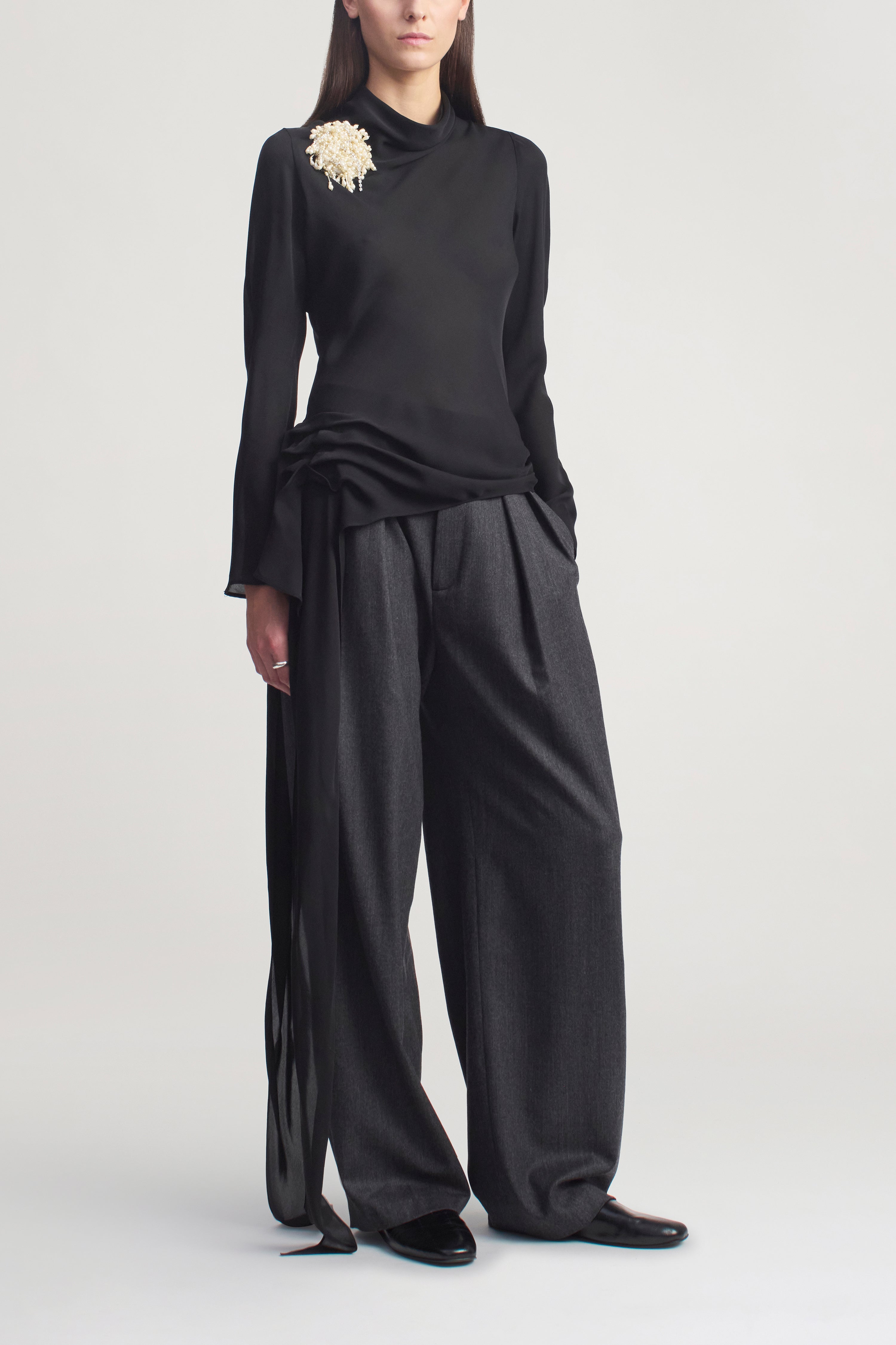 Ornella Blouse in Double Georgette