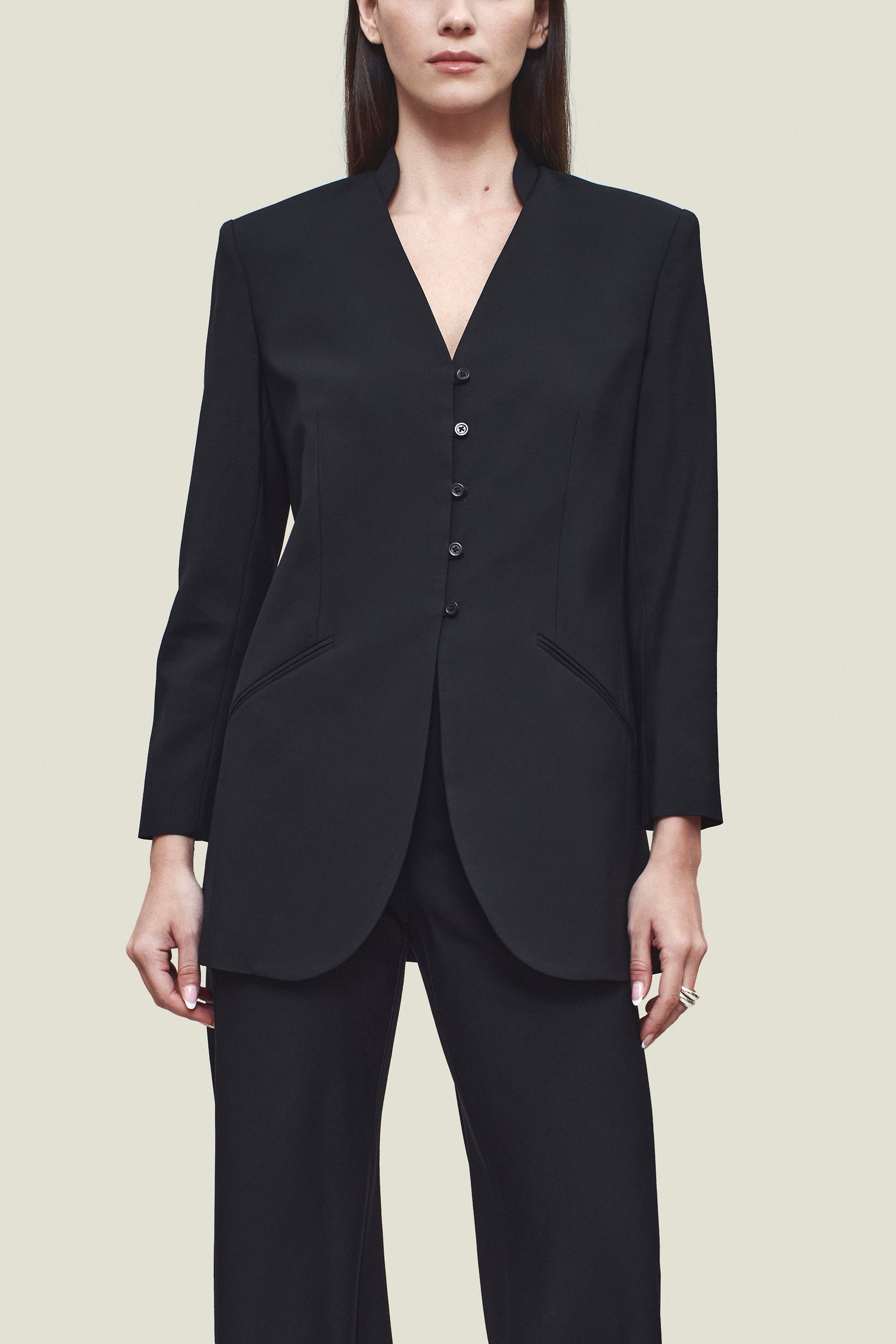 Ona Blazer in Viscose Wool