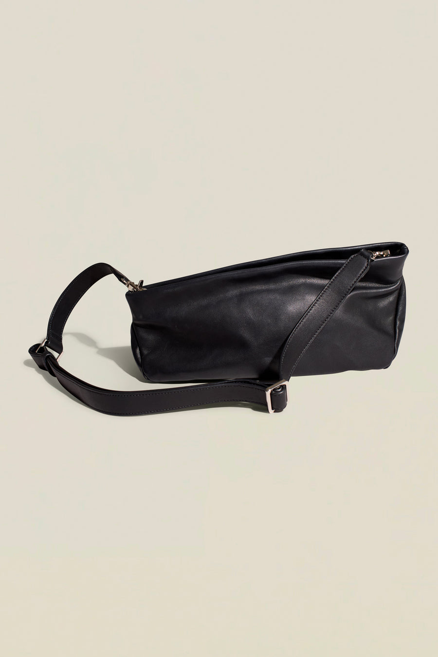 Parker Convertible Clutch in Black Soft Leather