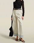 Deep Pocket Wide Leg Jean in Recycled Denim