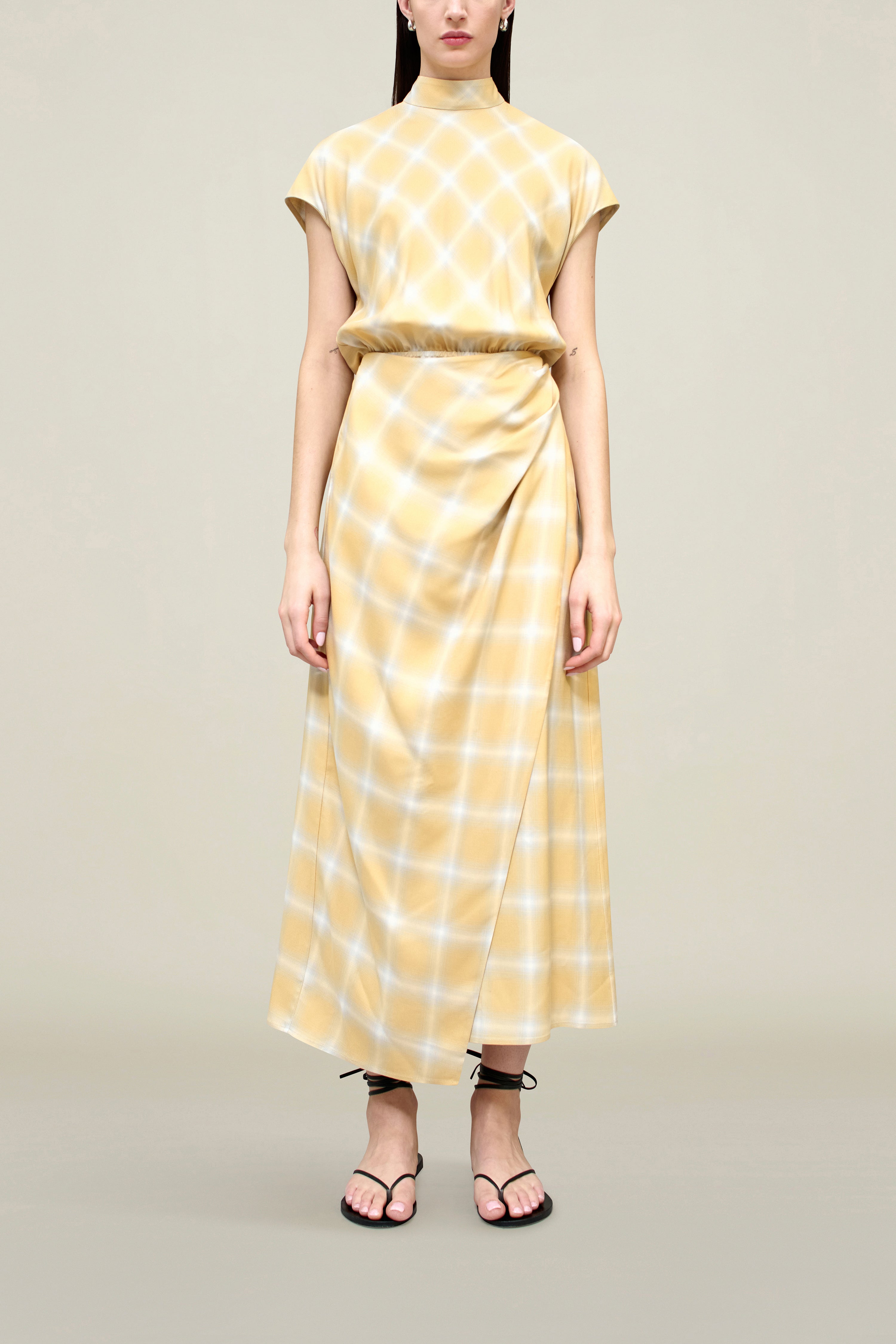 Phoenicia Dress in Airbrush Flannel