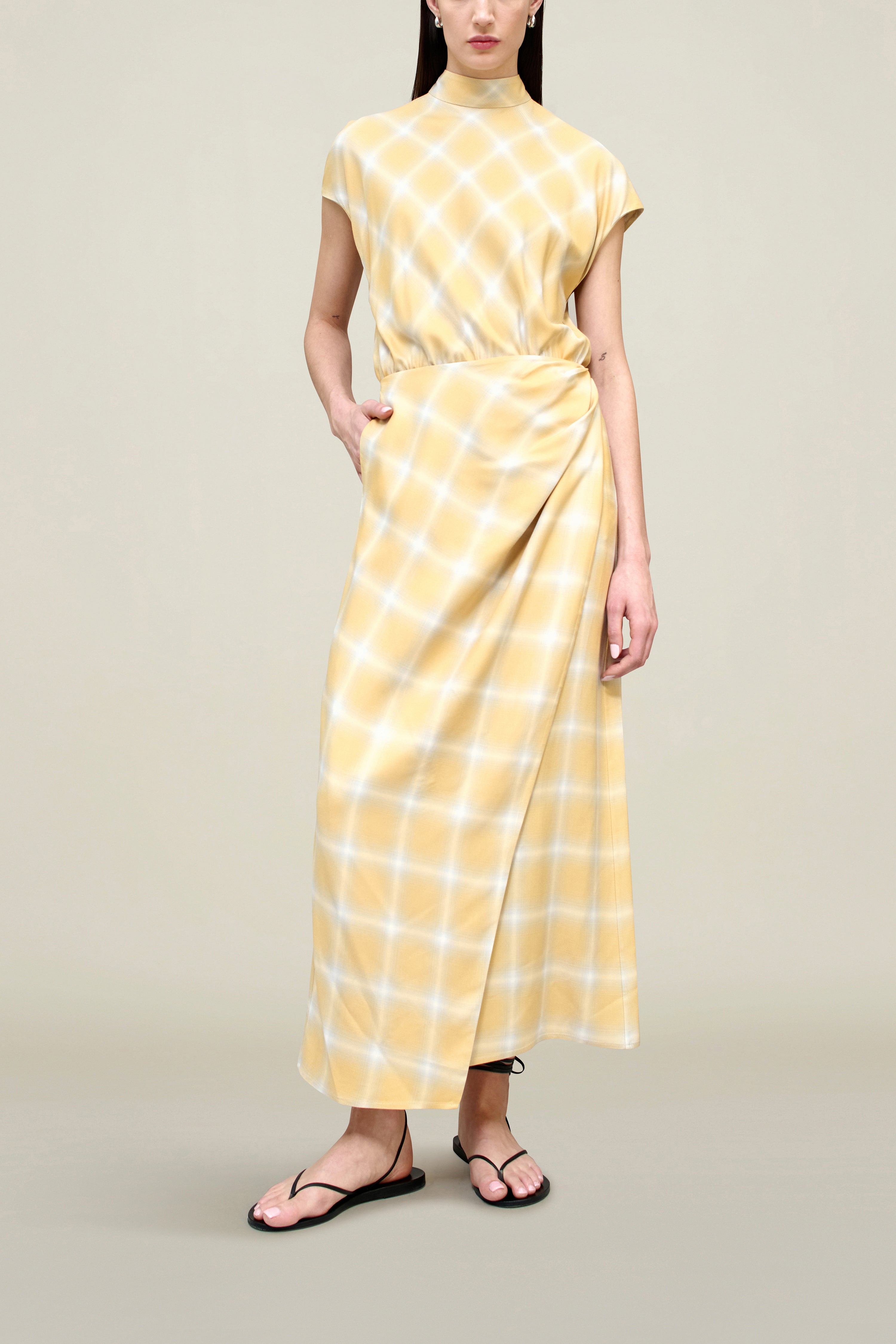 Phoenicia Dress in Airbrush Flannel