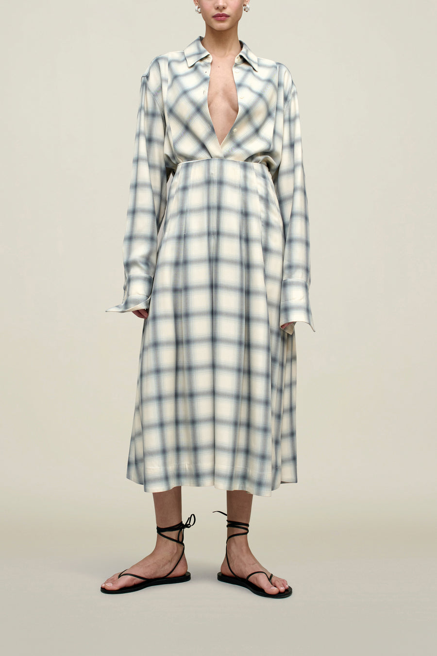 Dakota Pleated Skirt in Airbrush Flannel