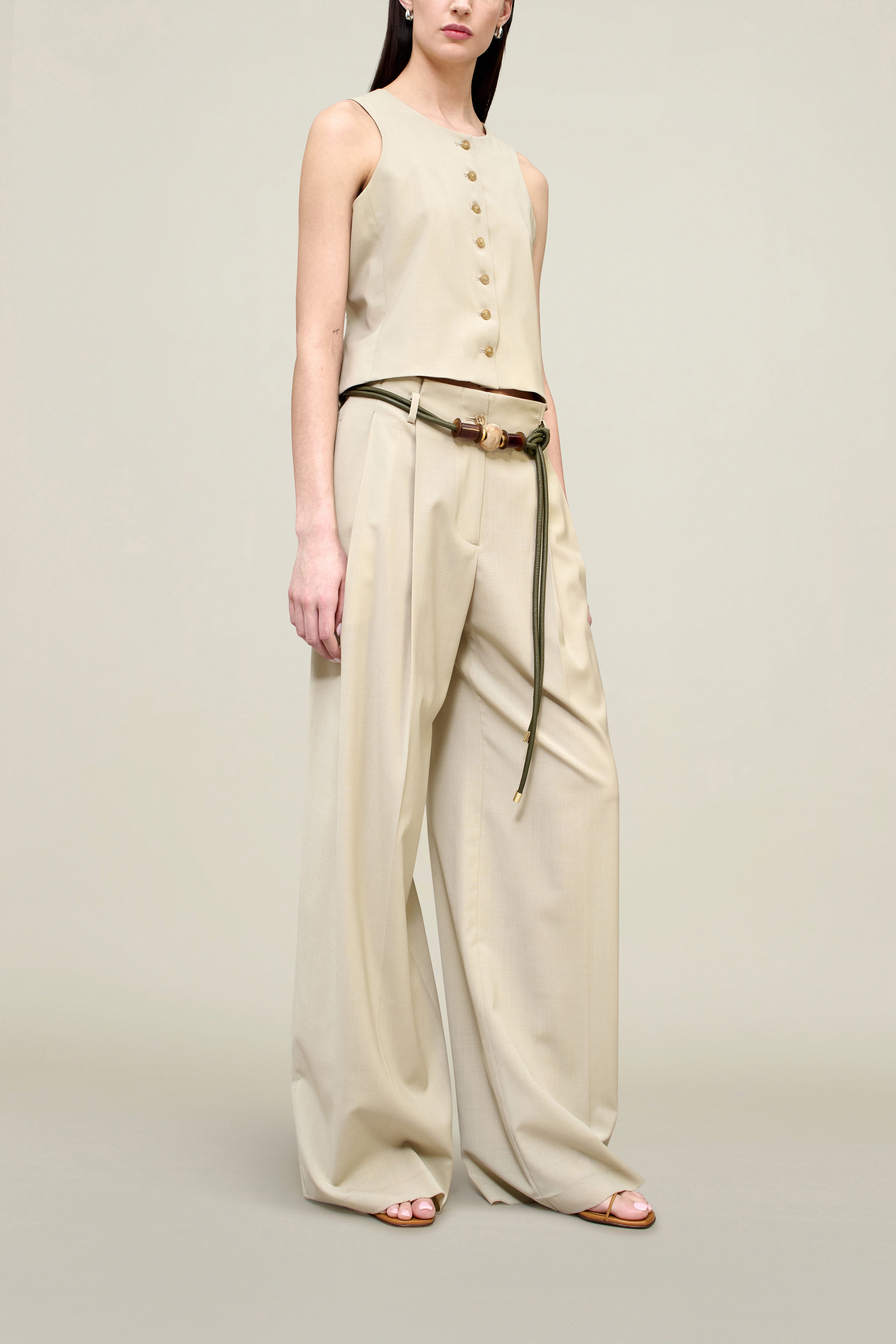 Emerson Vest in Paperweight Wool