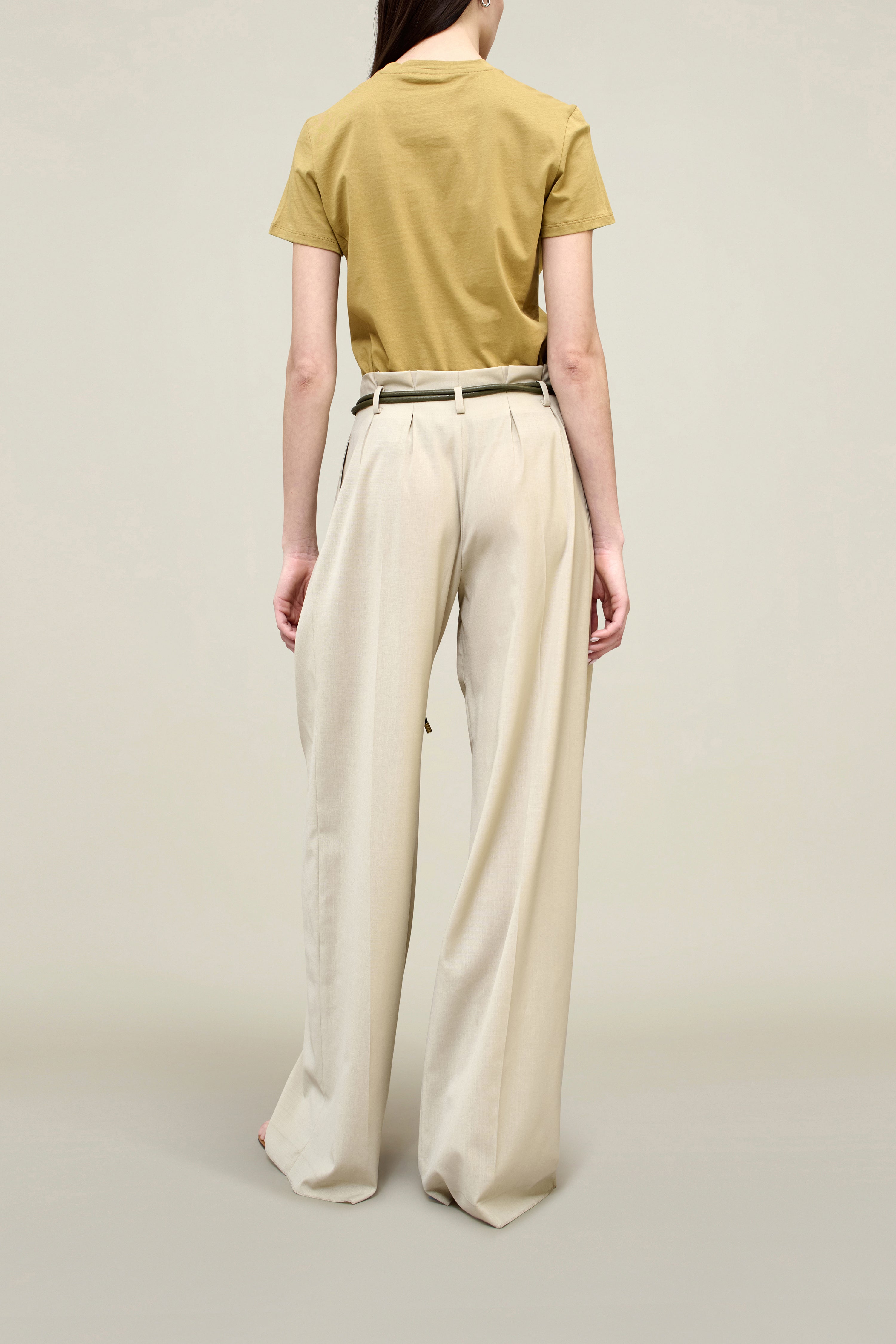 Percie Trouser in Paperweight Wool