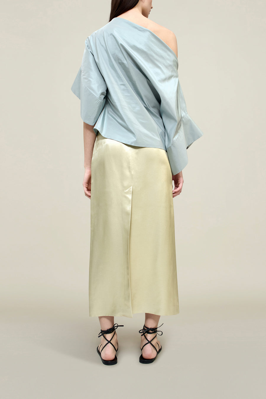 Norene Top in Silk Taffeta