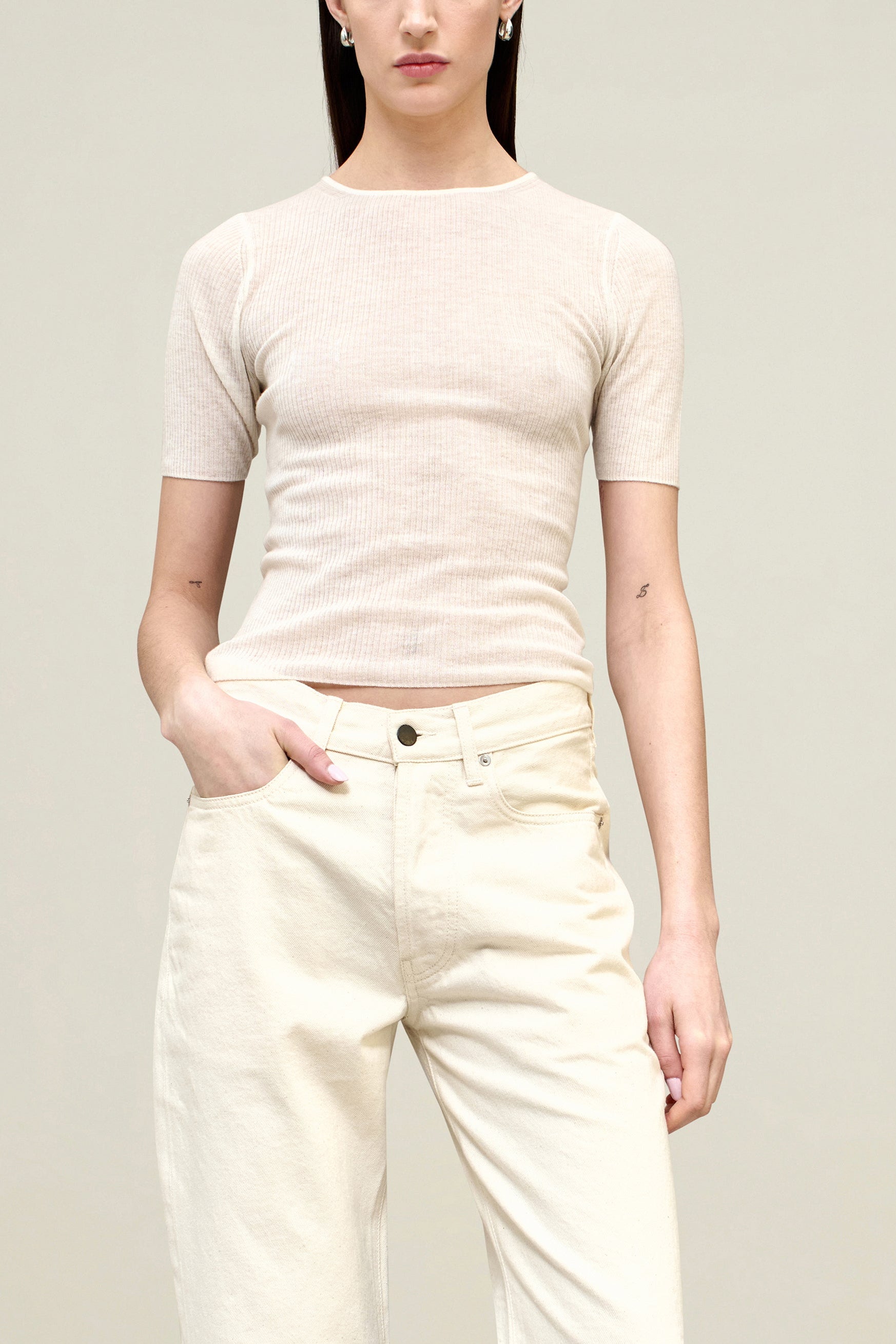 Eaton Tee in Sheer Lyocell