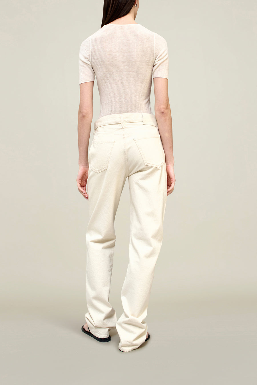 Gabby Tapered Jean in Cotton Denim