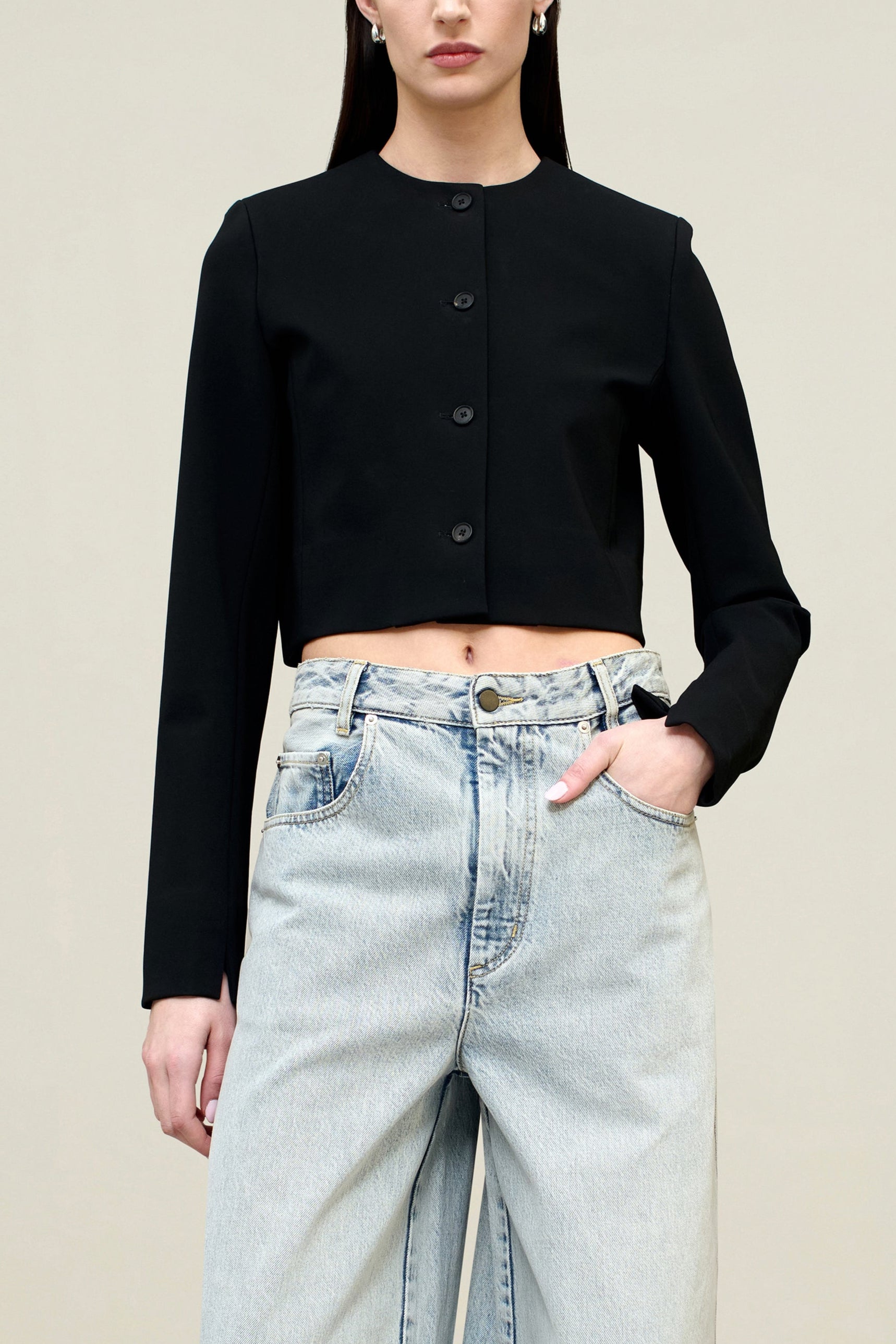 【KALLMEYERカルメイヤー】ChloeBibButtonDownShirt Chloé Bib Button Down in Blue Plaid – KALLMEYER