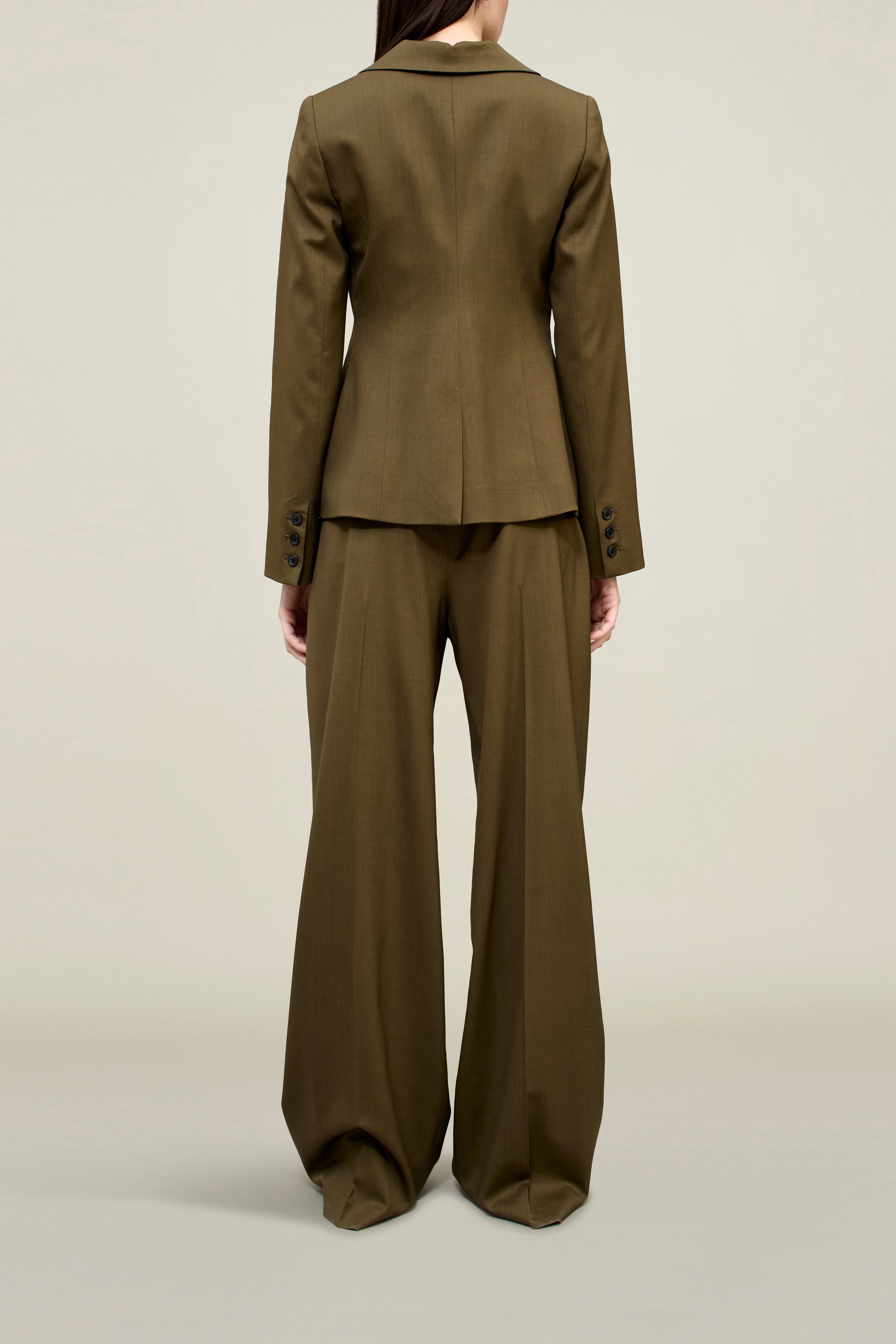 Paxton Single Breasted Blazer in Tropical Wool