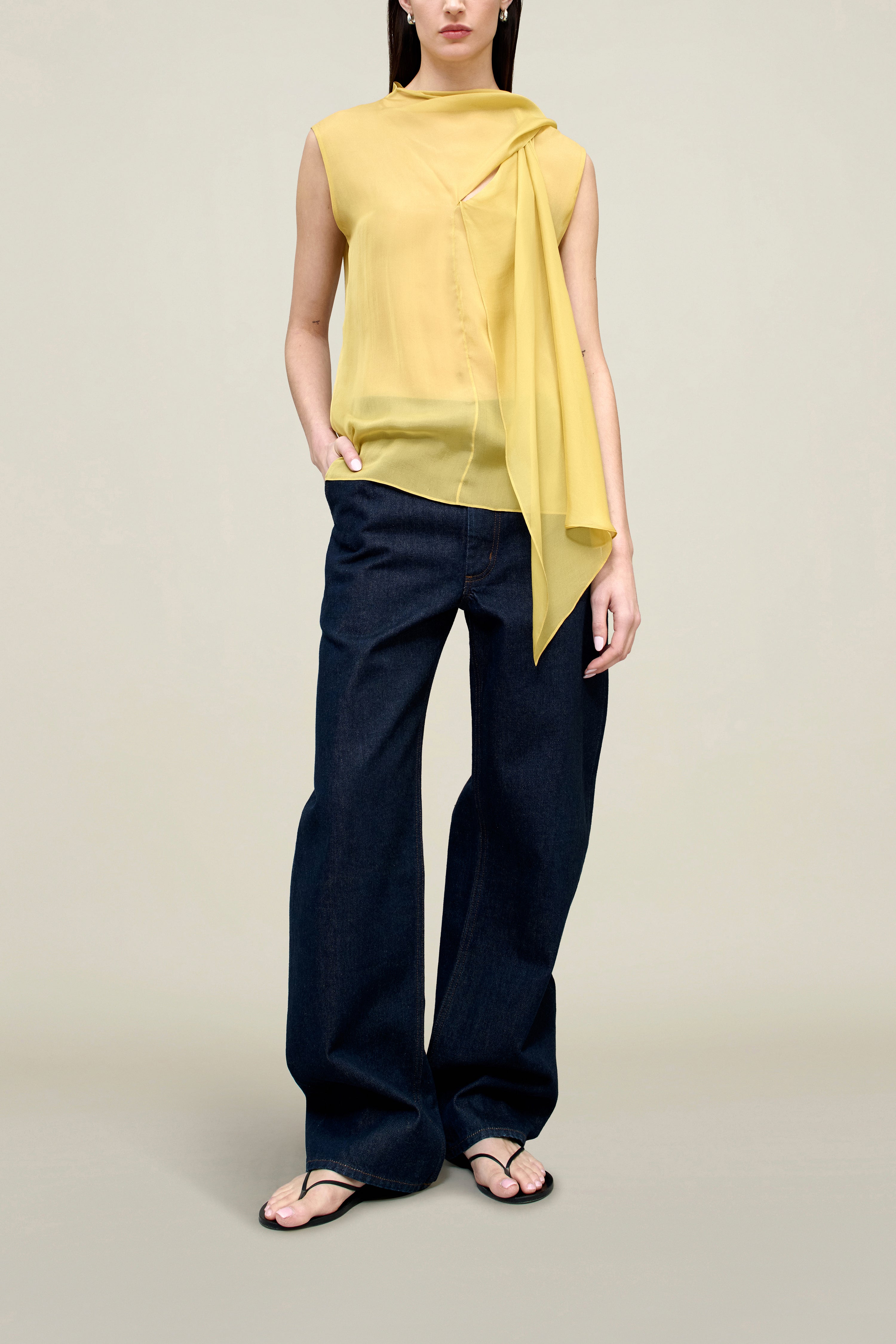 Kyle Blouse in Silk Chiffon