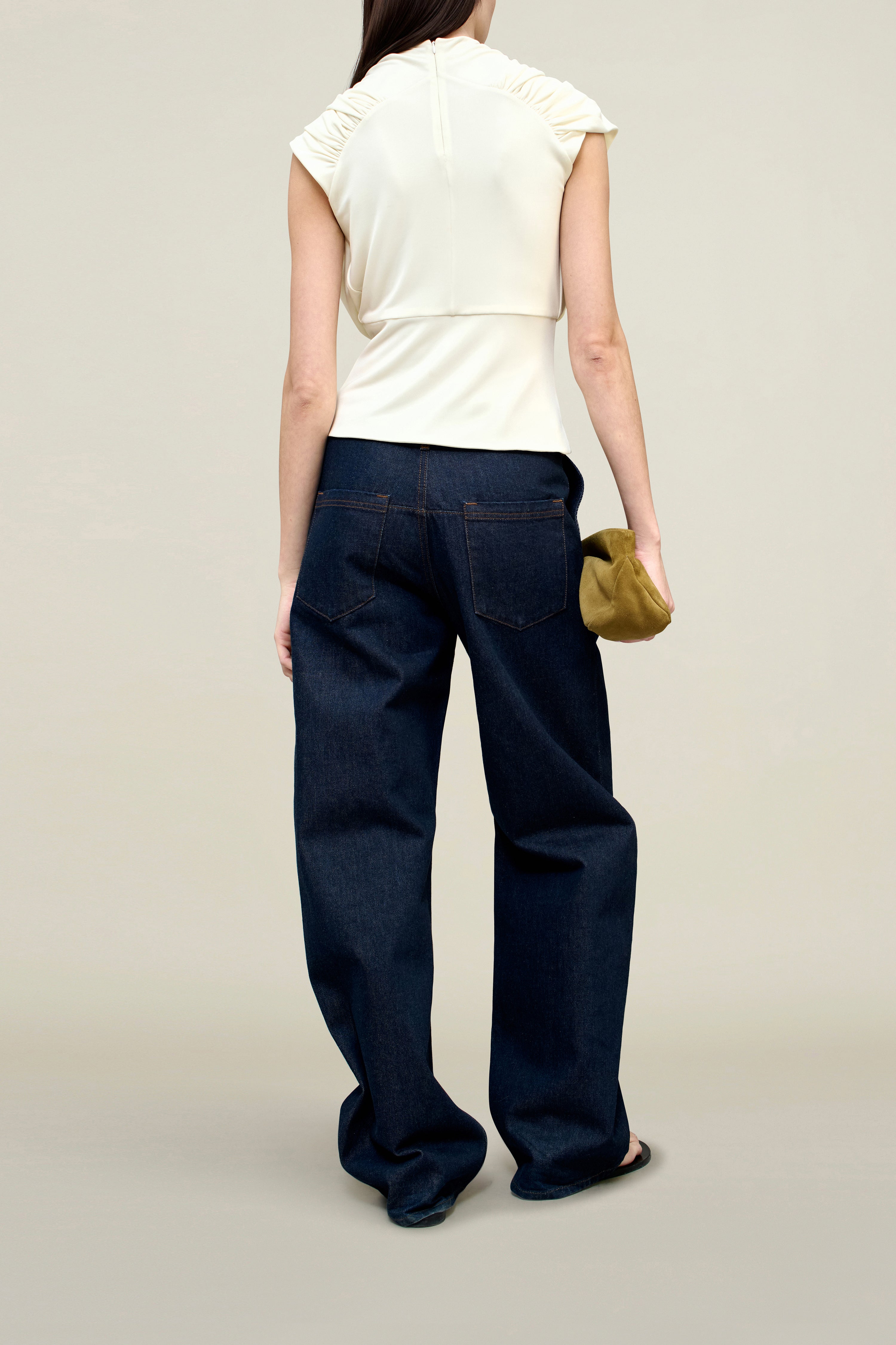 Jocelyn Draped Top in Slinky Jersey