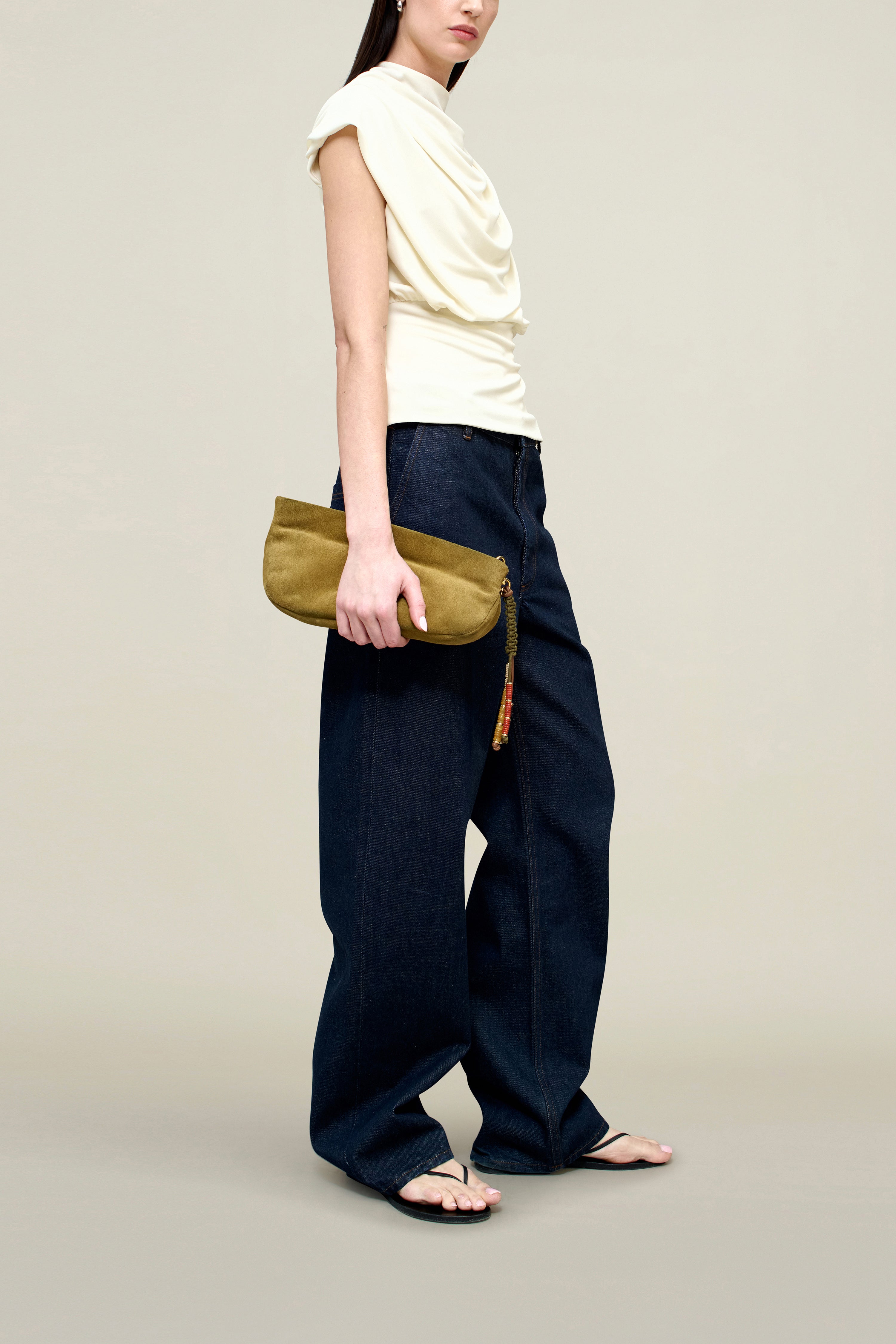 Jocelyn Draped Top in Slinky Jersey