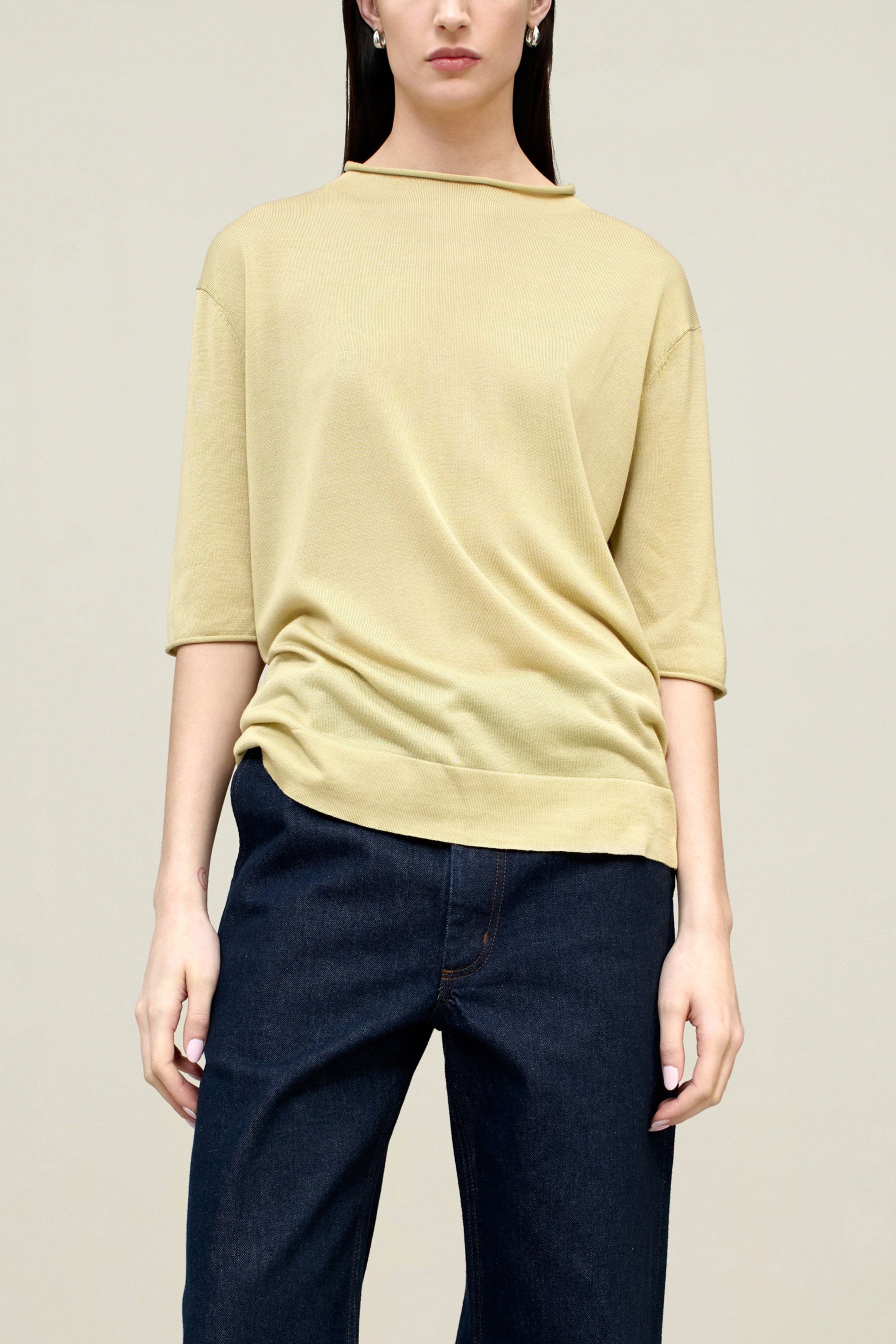 Dana Rollneck in Summer Knit