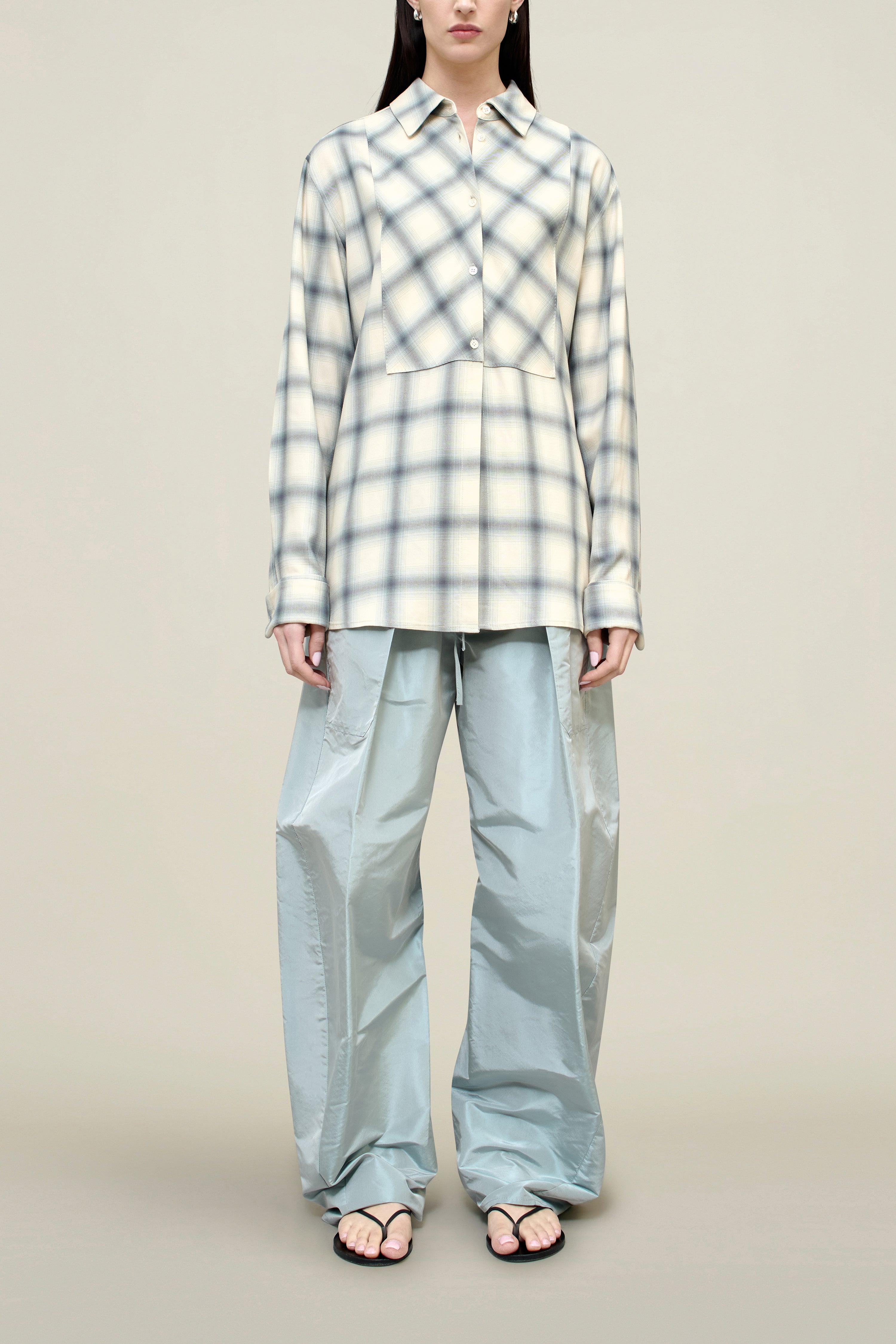 Clemence Pant in Silk Taffeta