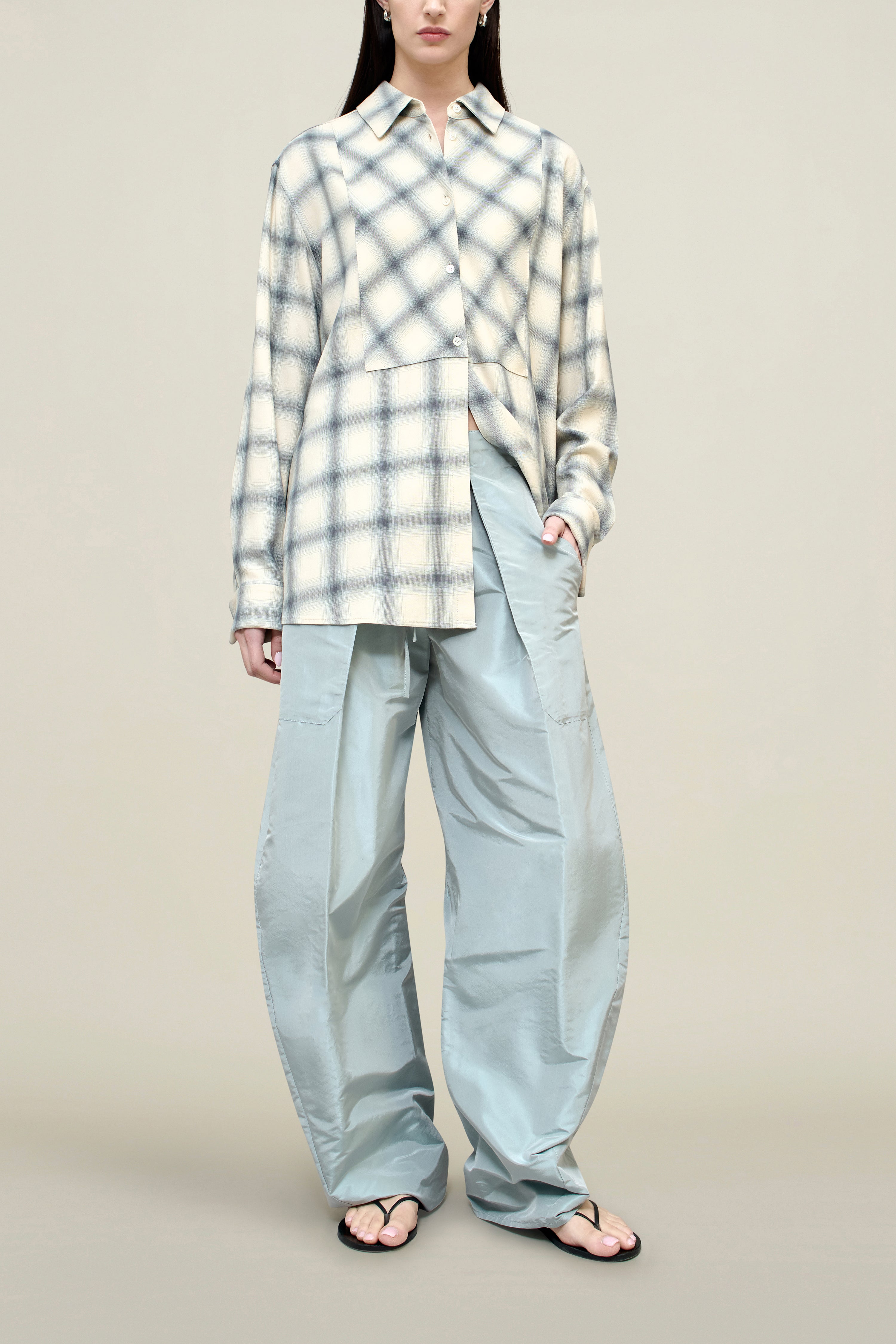 Clemence Pant in Silk Taffeta