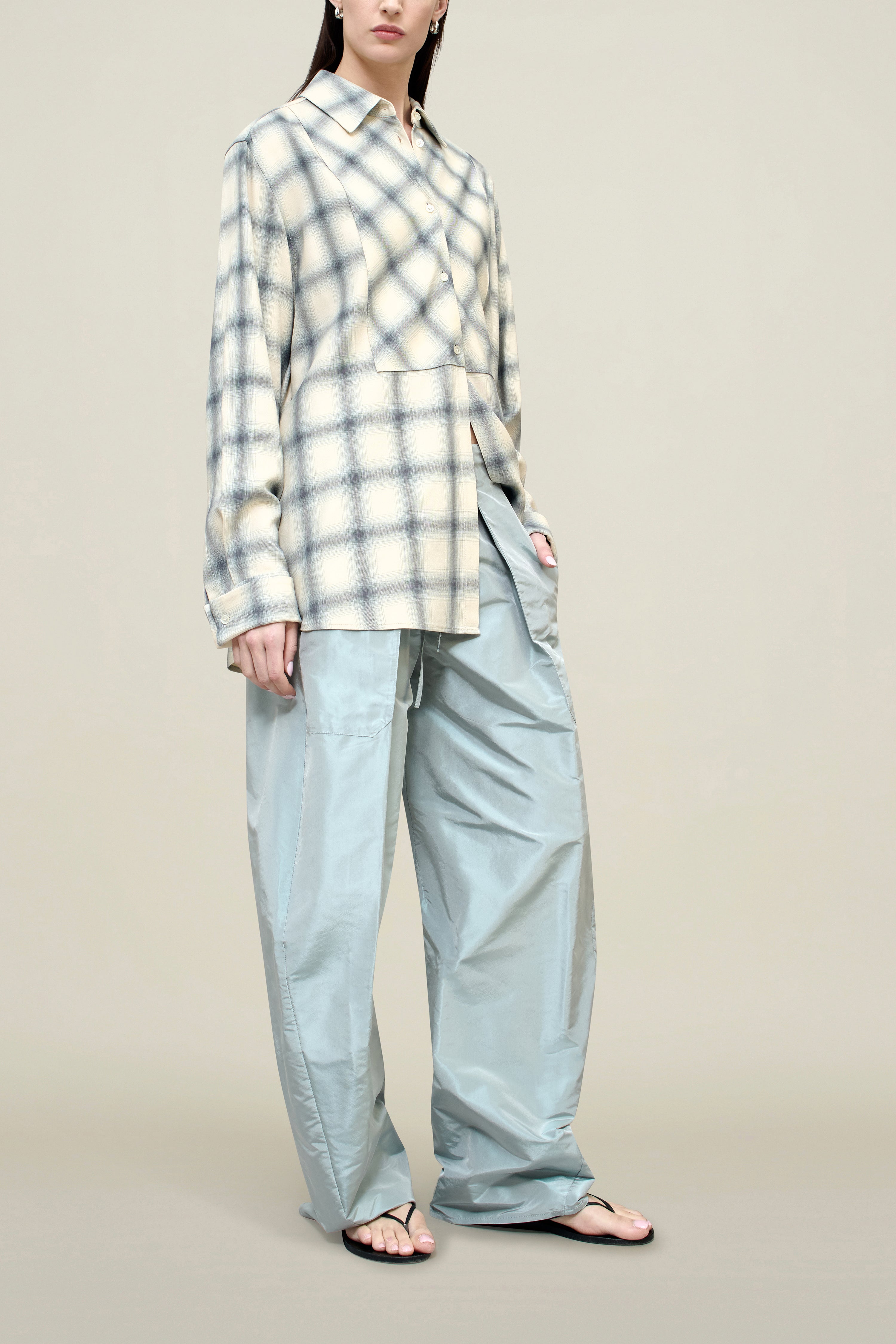 Clemence Pant in Silk Taffeta