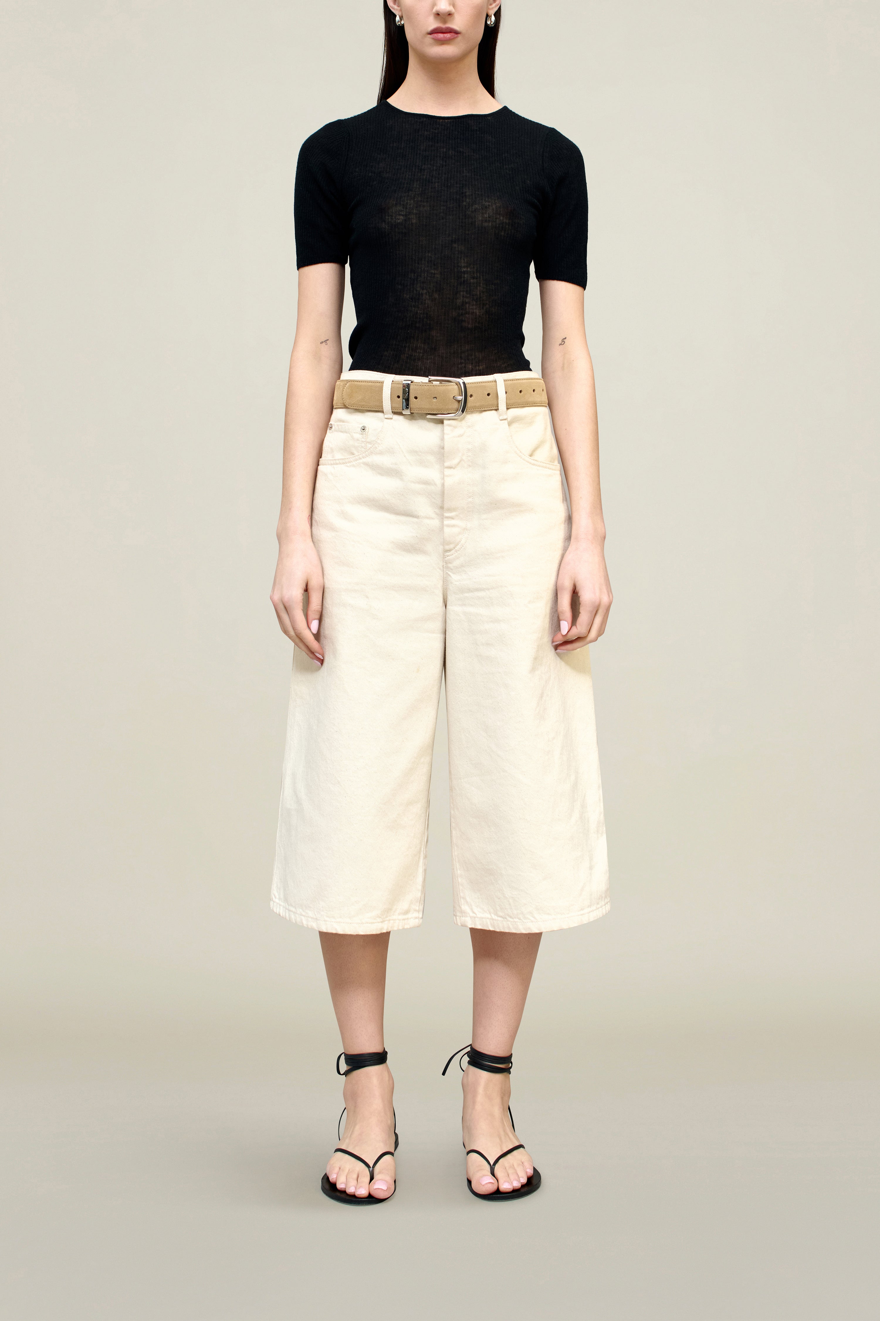 Hayes Short in Cotton Denim