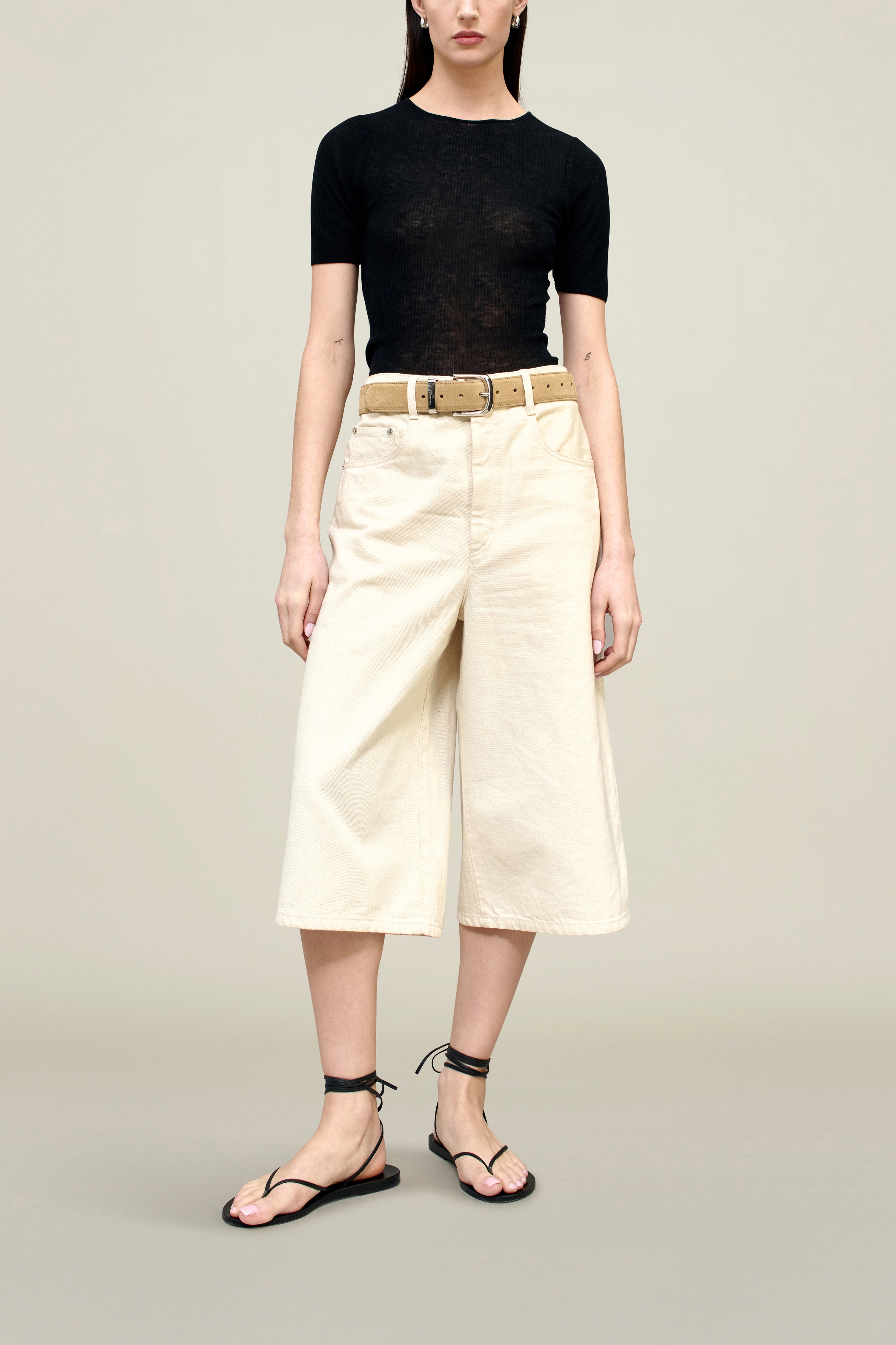 Hayes Short in Cotton Denim