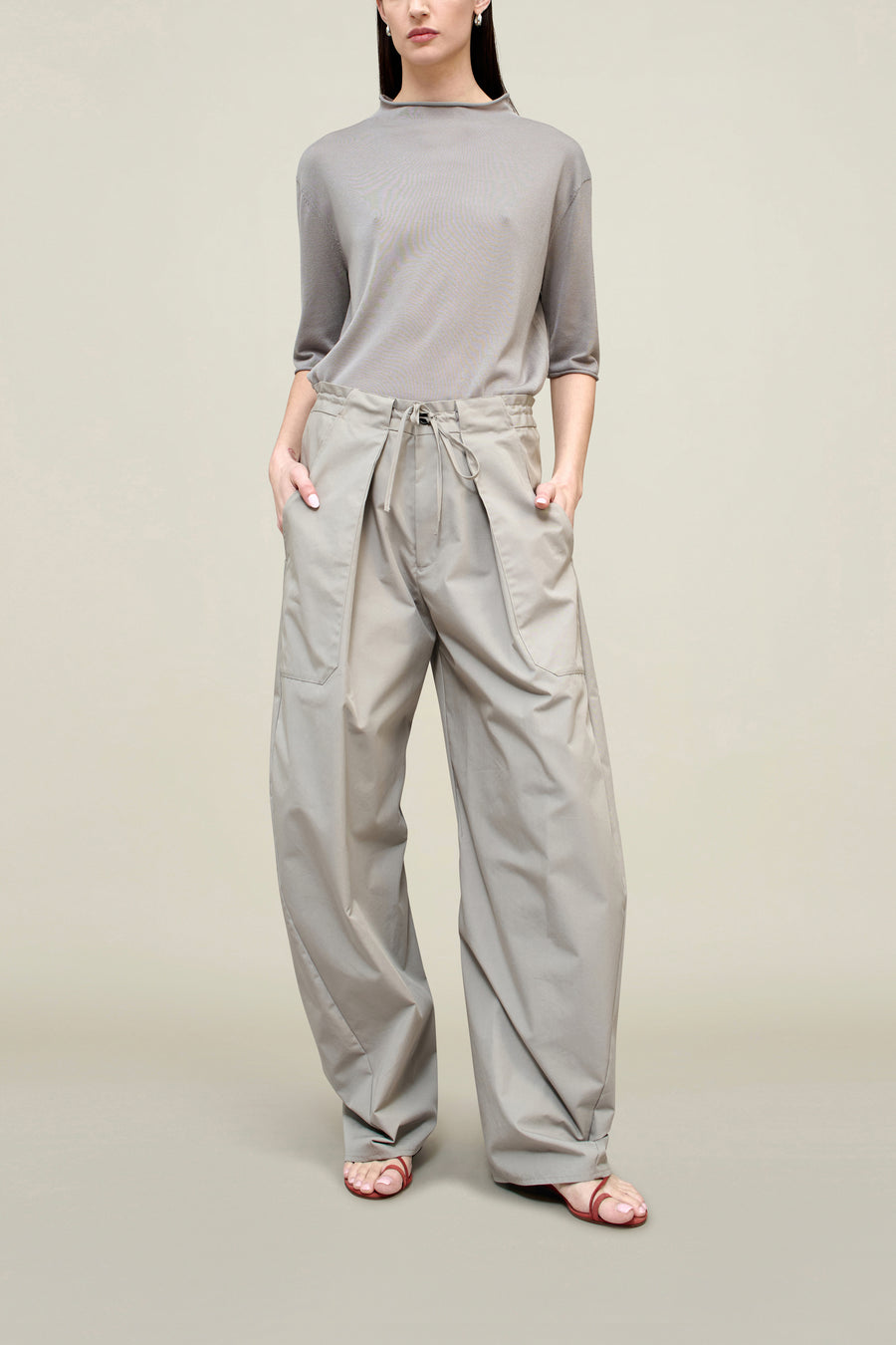 Clemence Pant in Compact Cotton