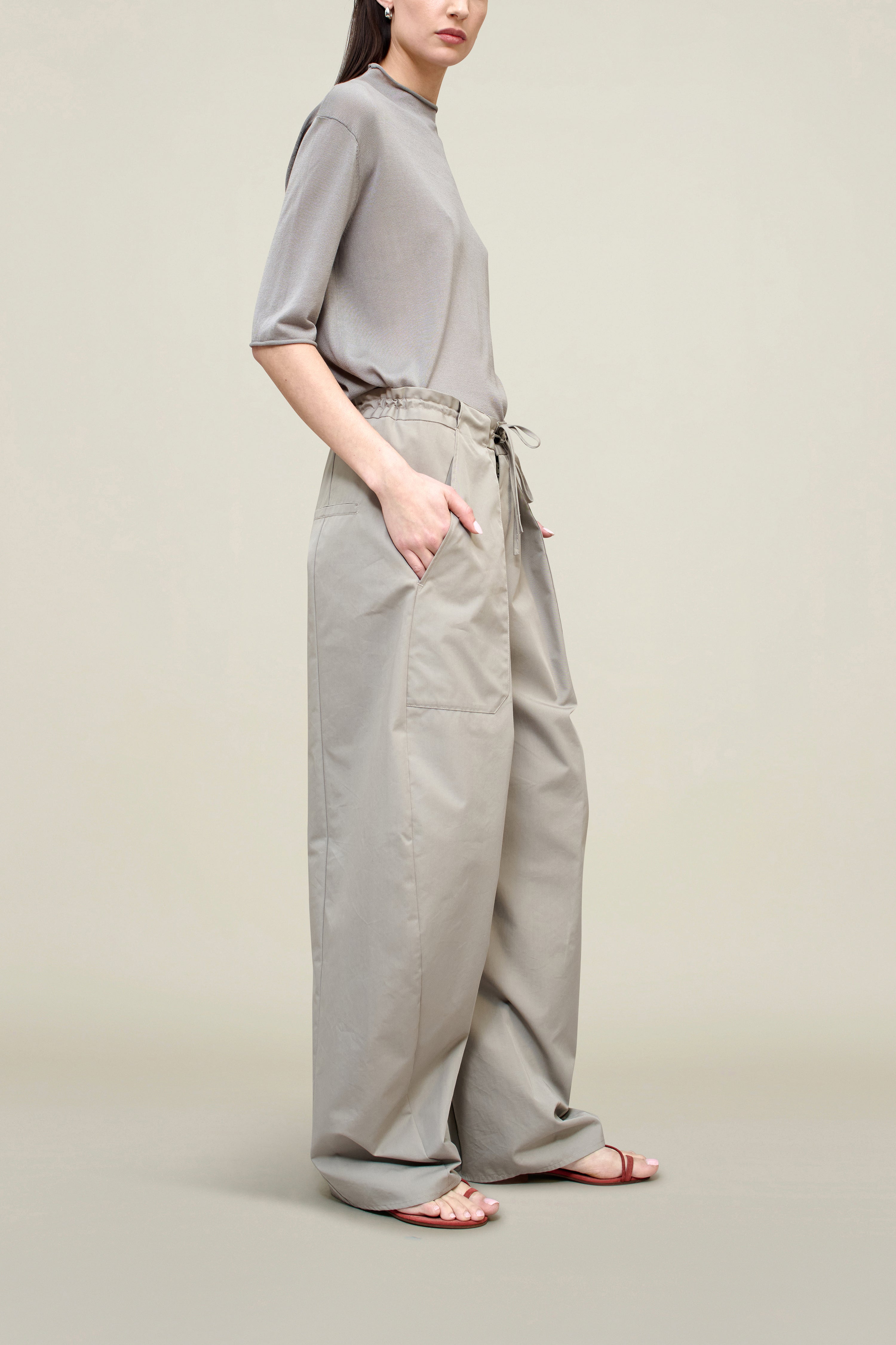 Clemence Pant in Compact Cotton