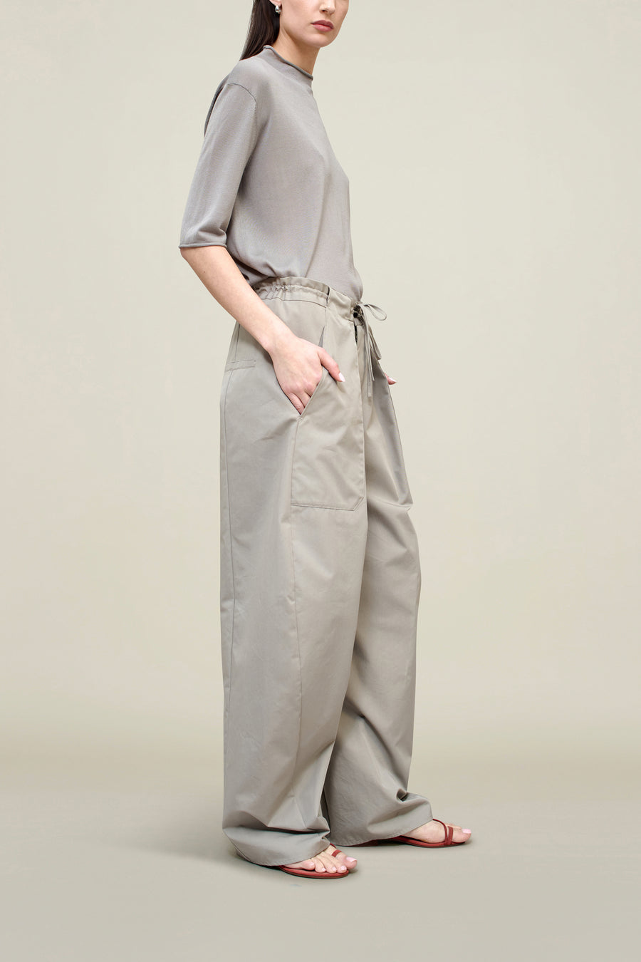 Clemence Pant in Compact Cotton
