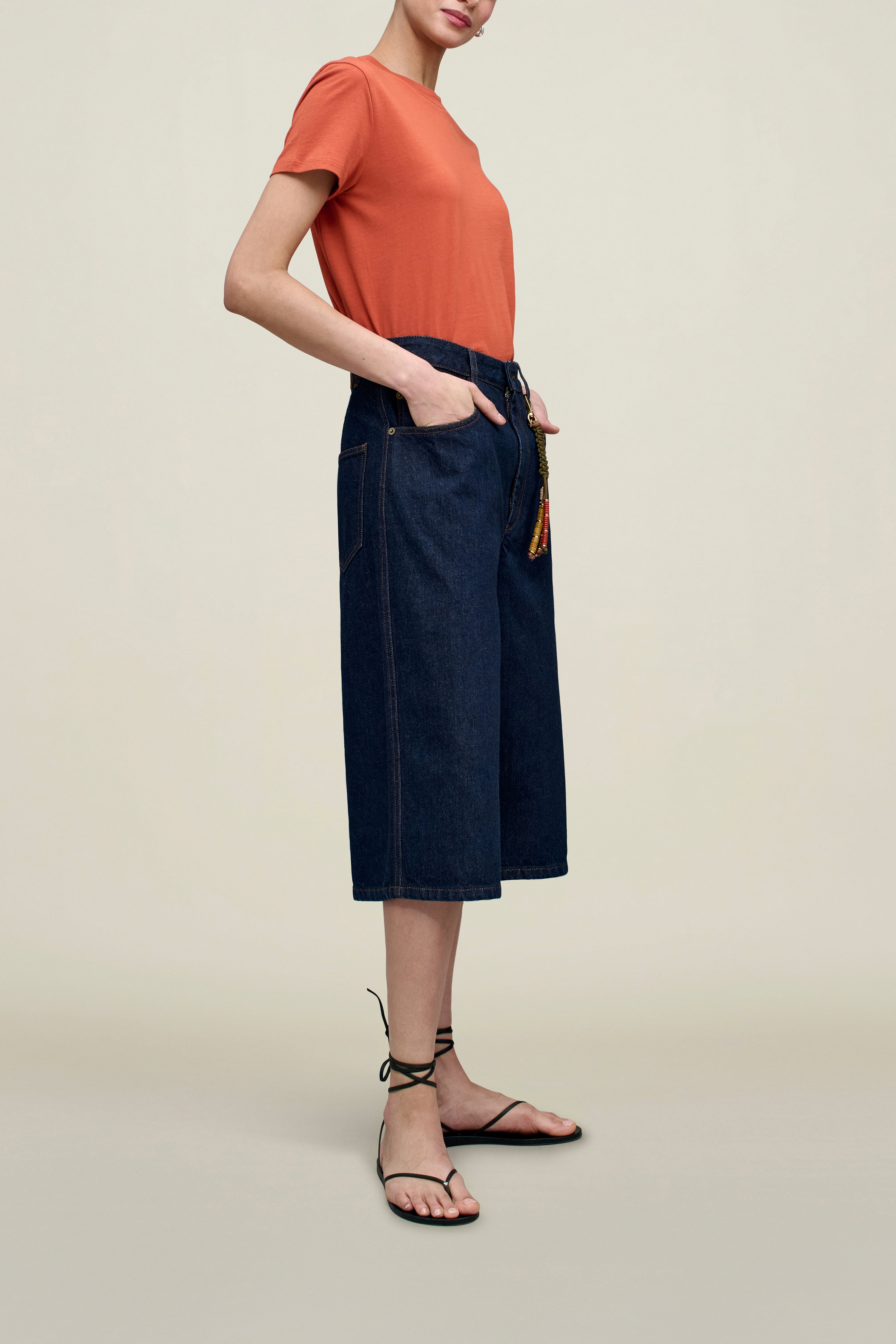 Hayes Short in Cotton Denim