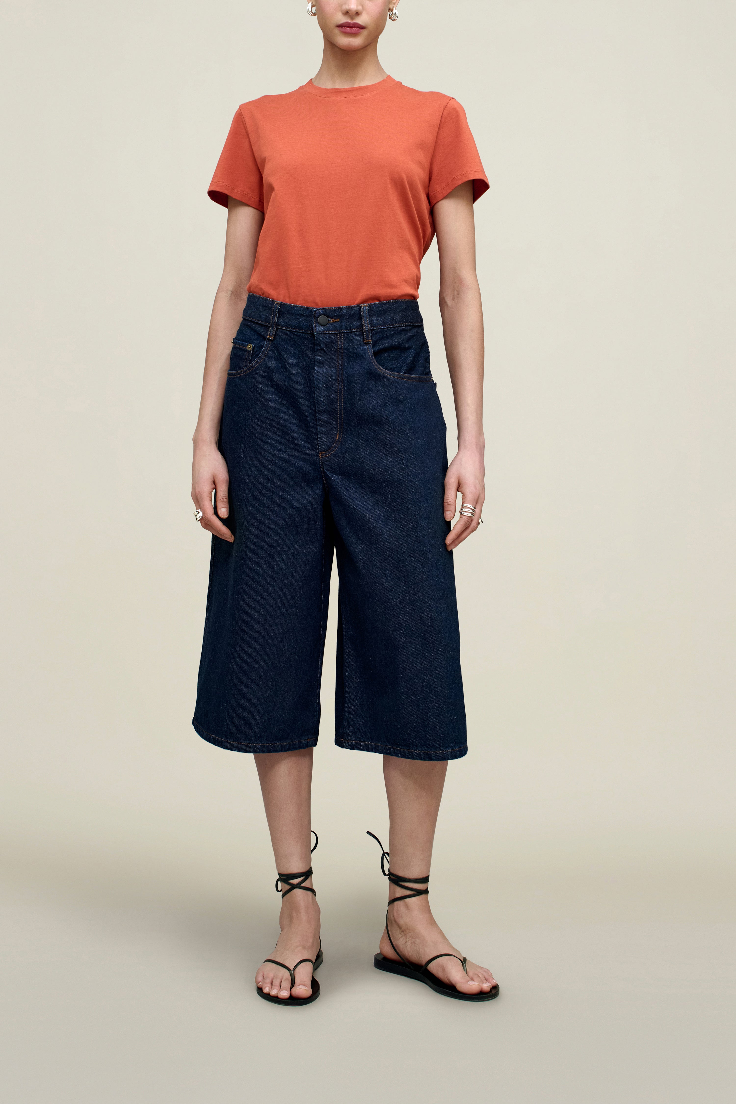 Hayes Short in Cotton Denim