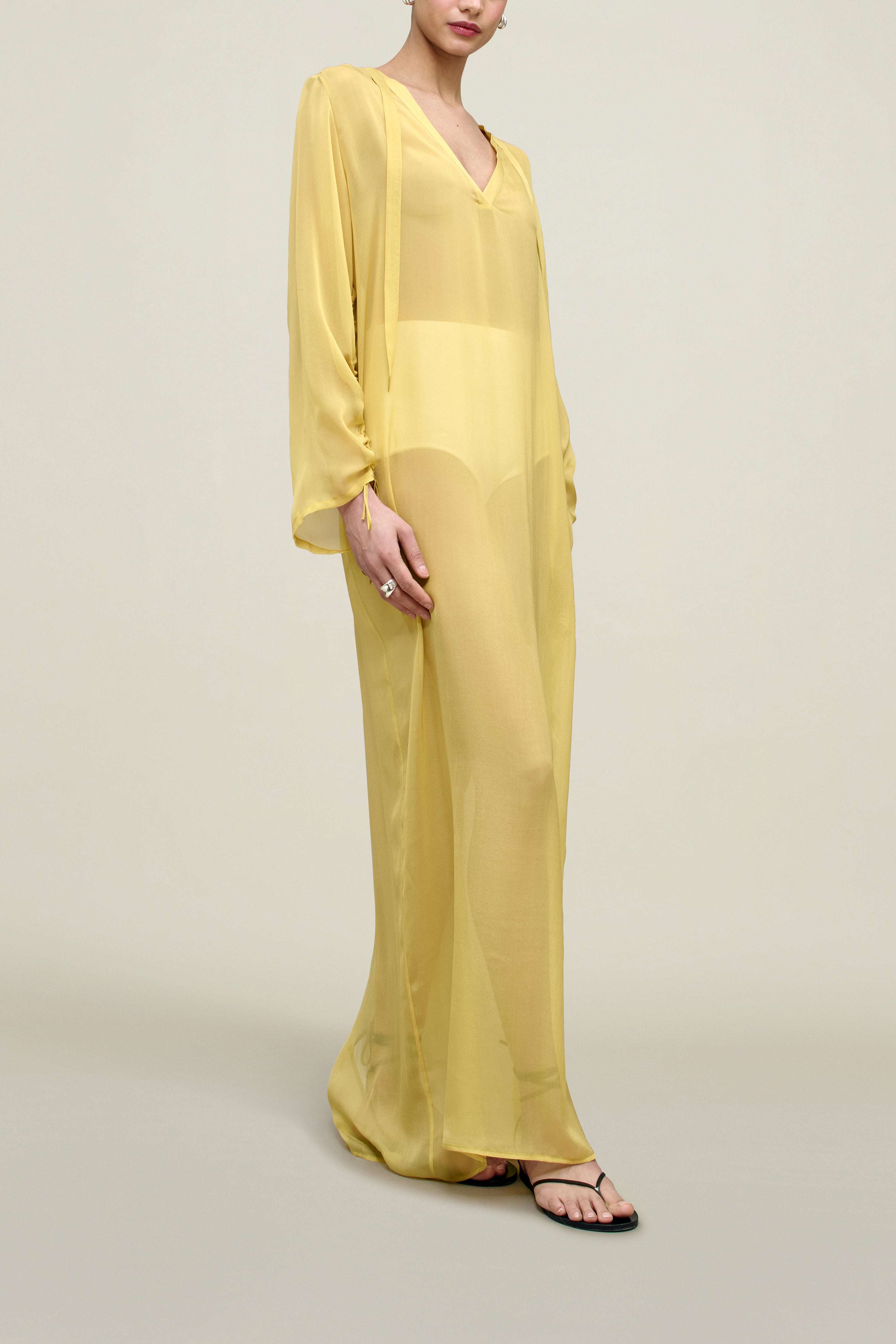 Tatum Dress in Silk Chiffon