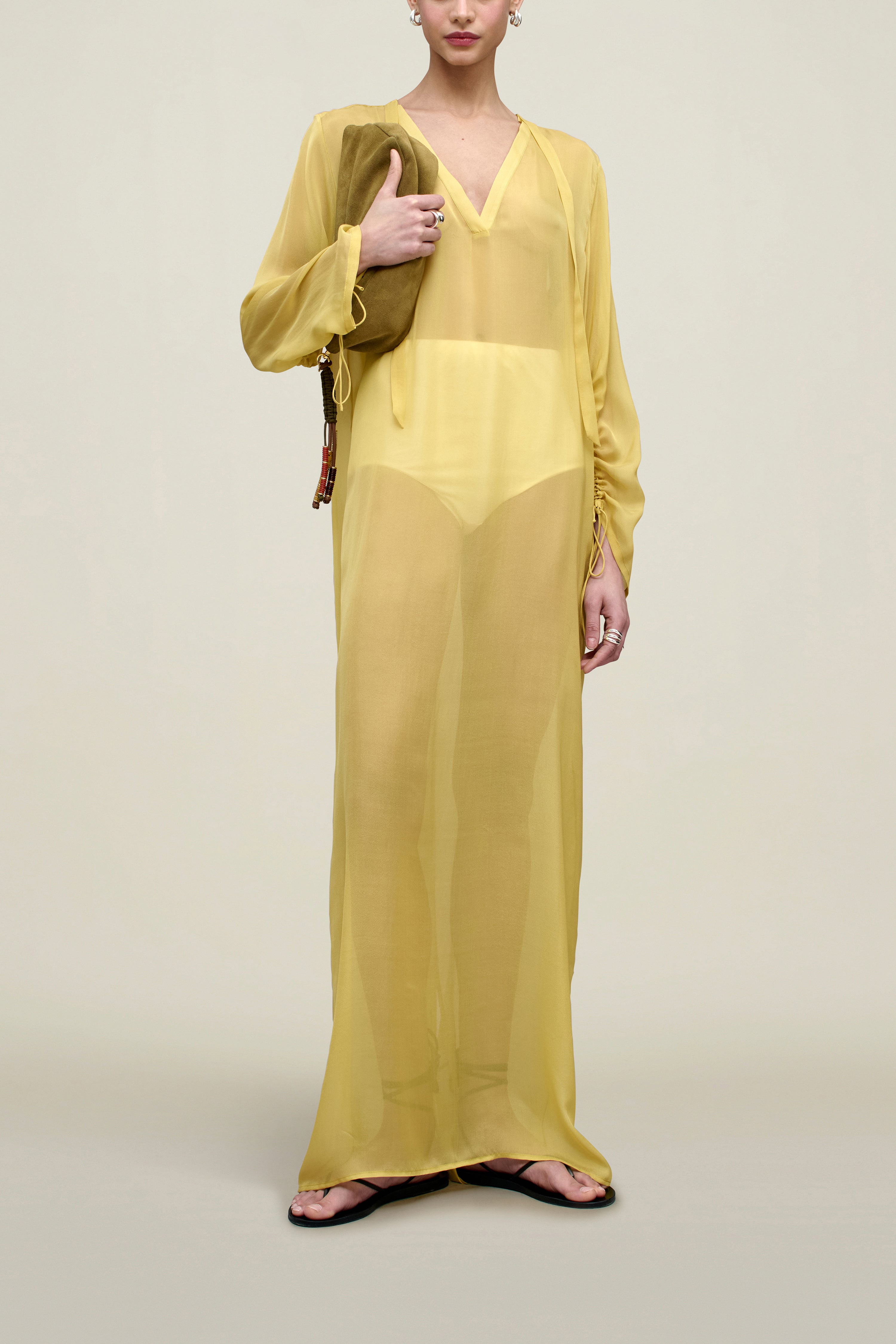 Tatum Dress in Silk Chiffon