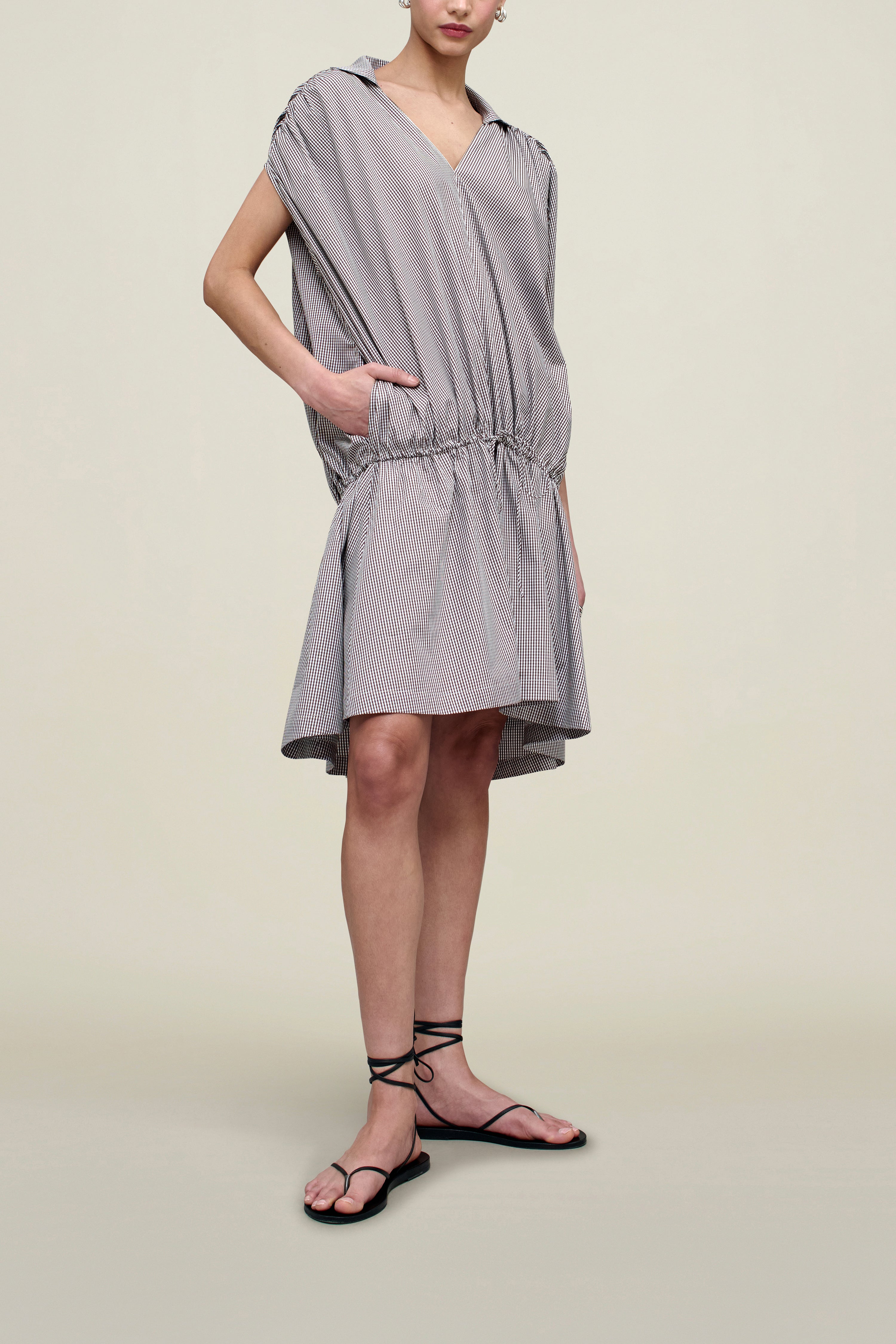Cove Dress in Cotton Poplin