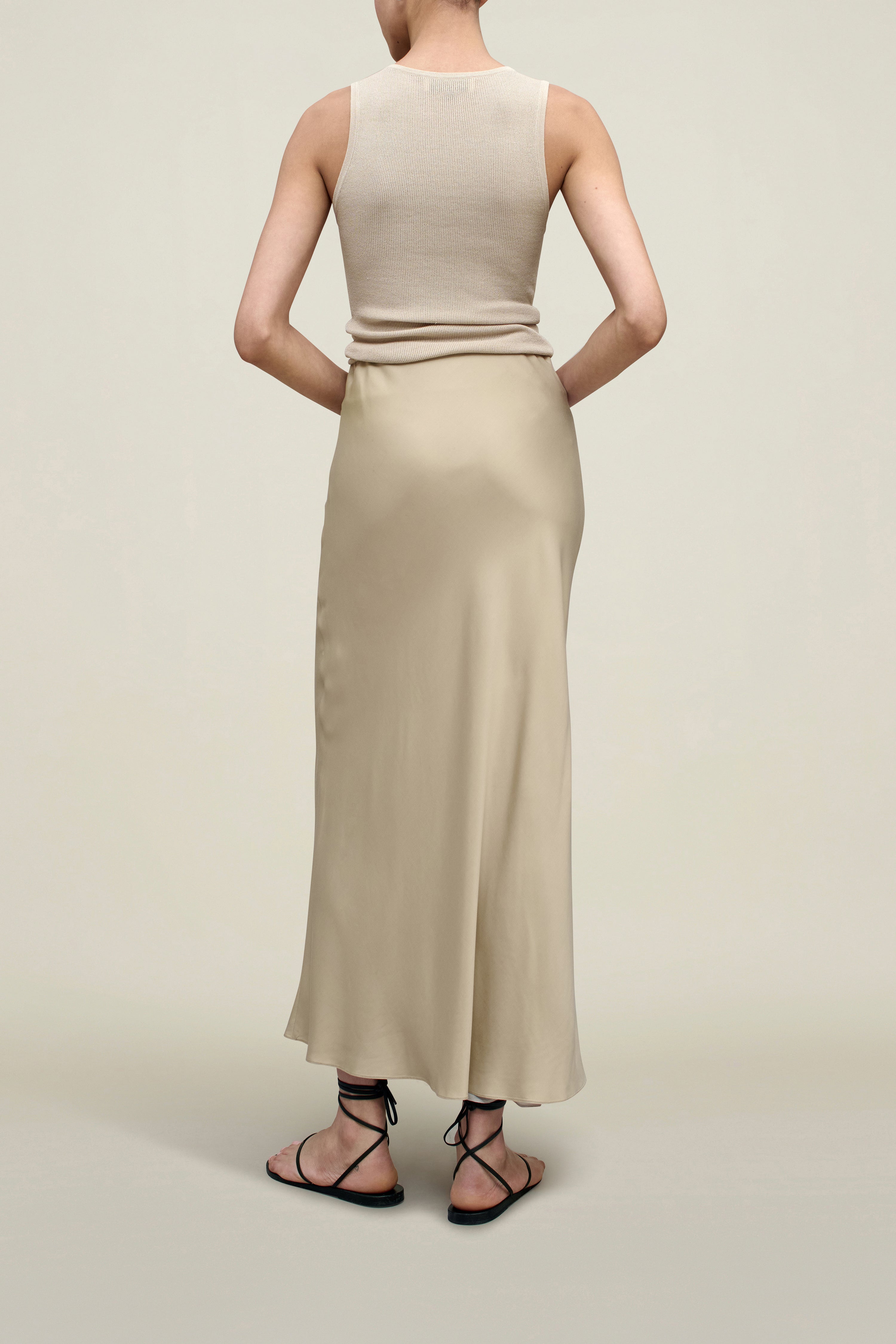 Nadine Skirt in Cupro Satin