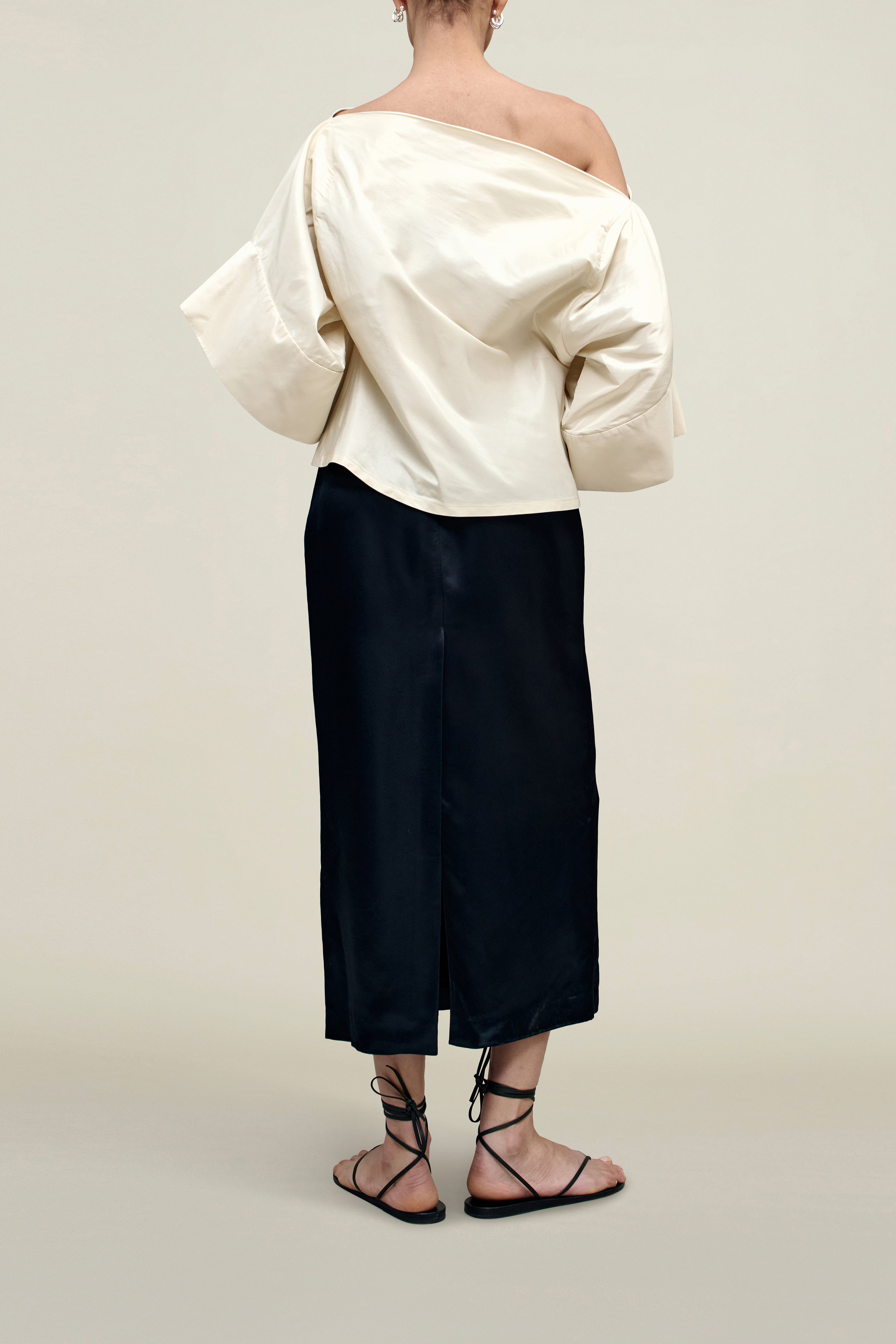 Norene Top in Silk Taffeta