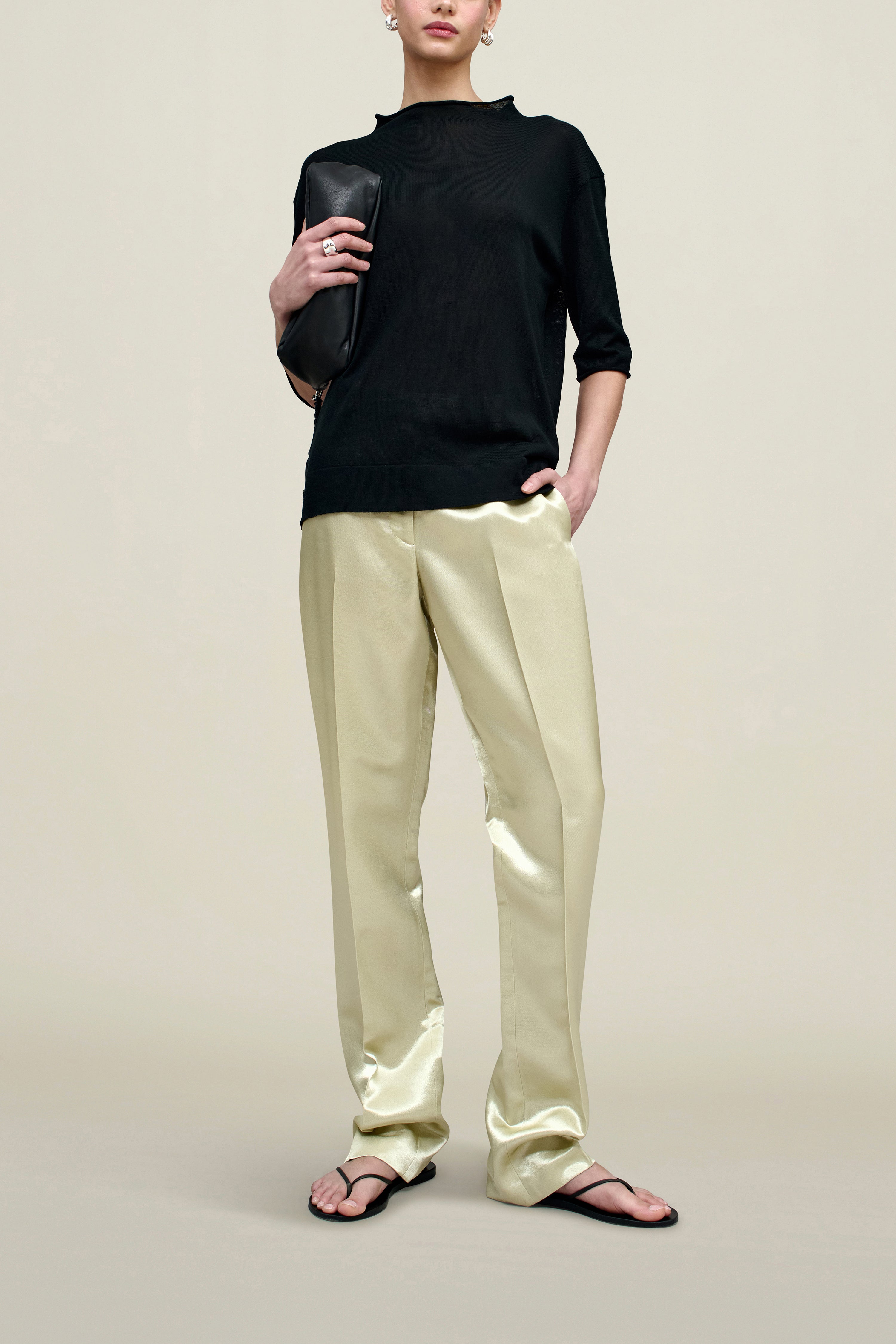 Dana Rollneck in Summer Knit