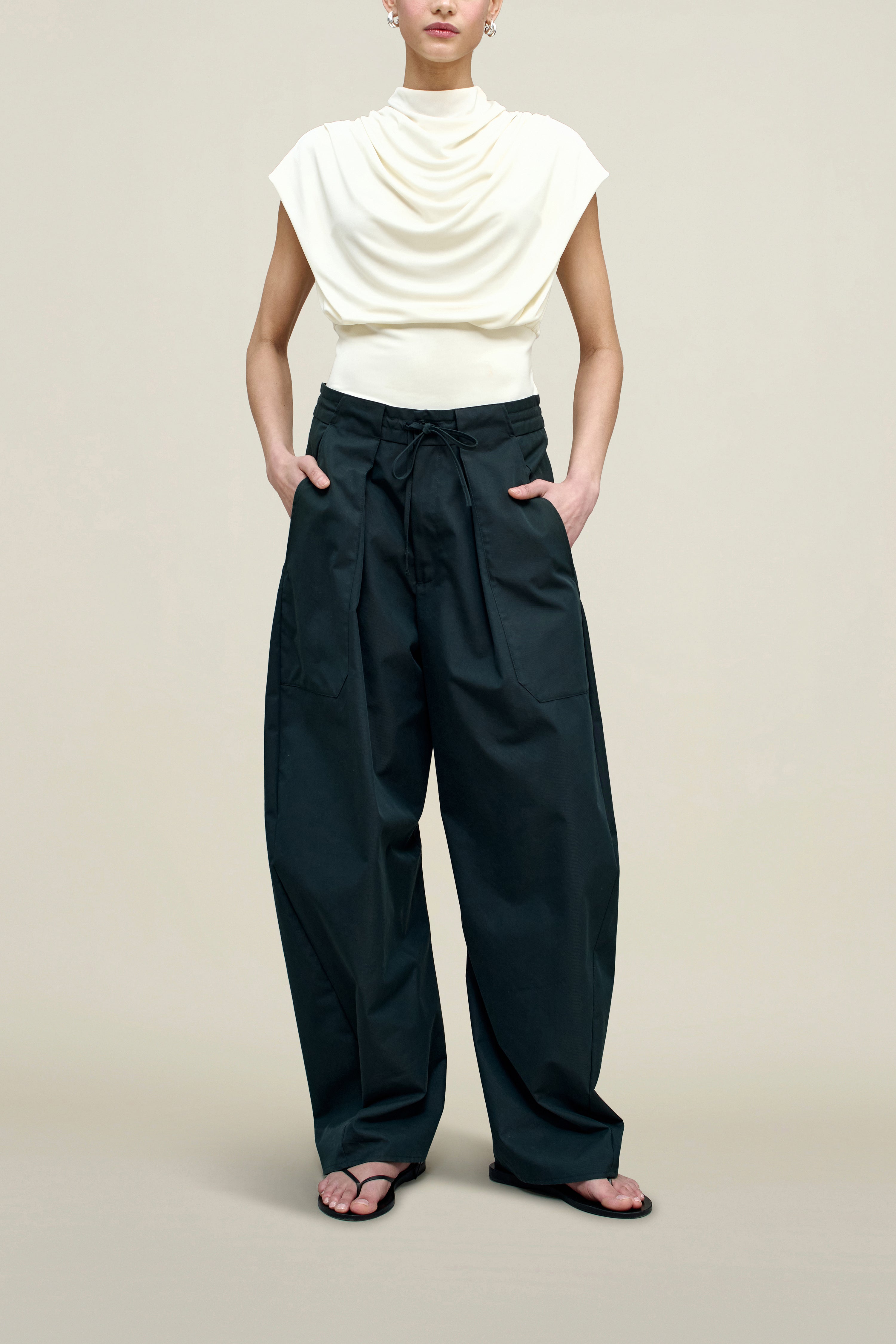 Clemence Pant in Compact Cotton