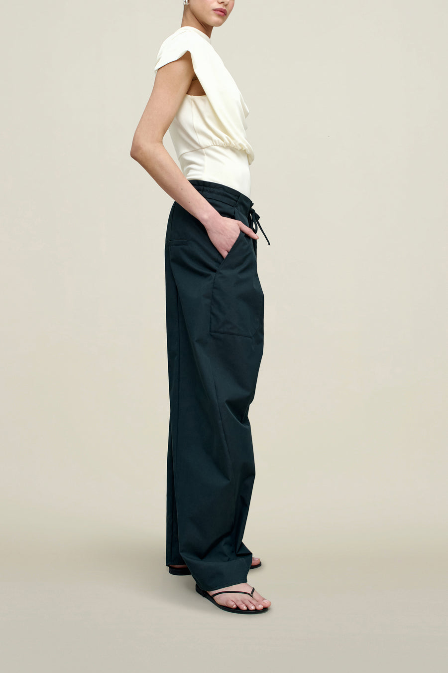 Clemence Pant in Compact Cotton
