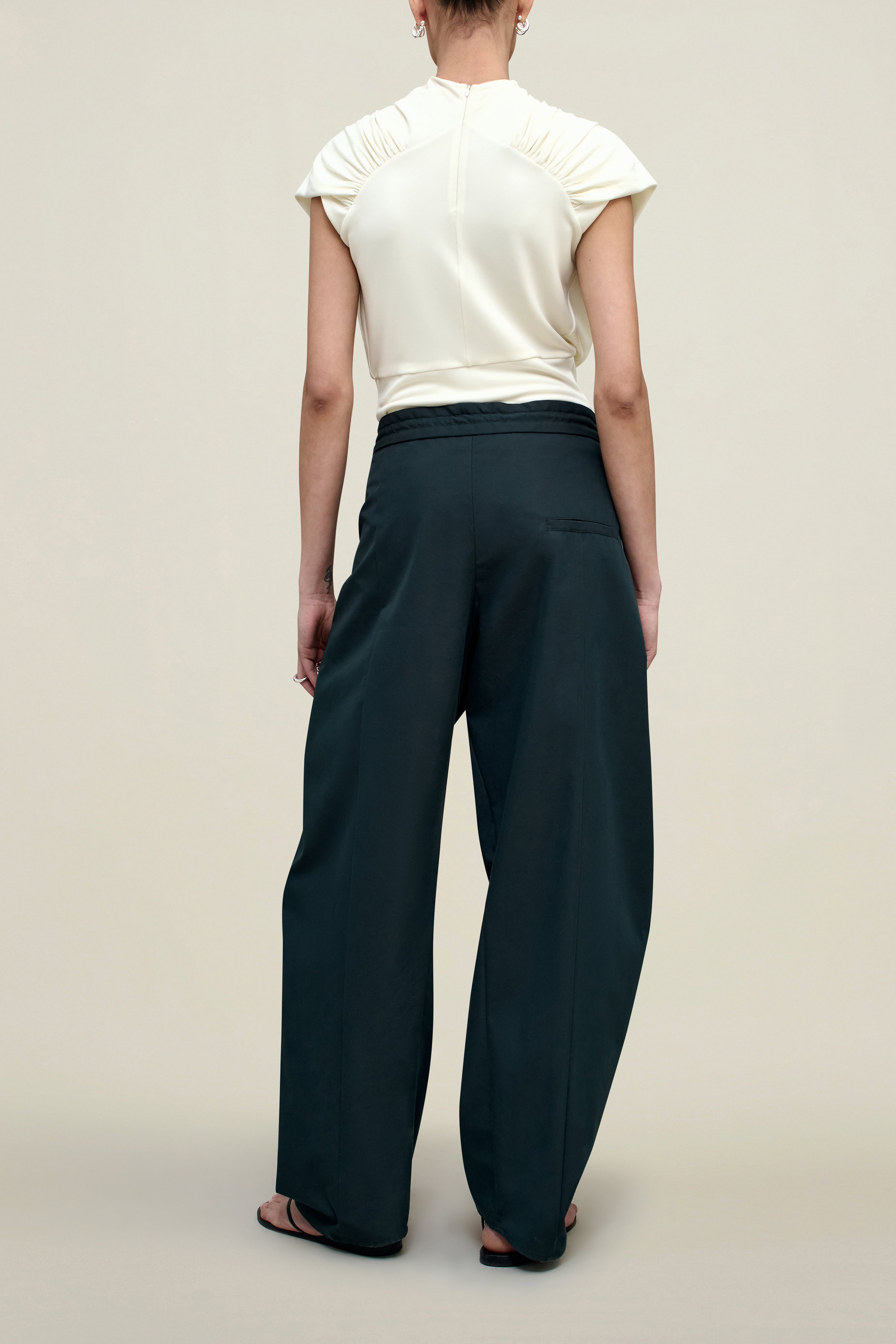 Clemence Pant in Compact Cotton