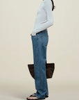 Adina Low Rise in Cotton Denim