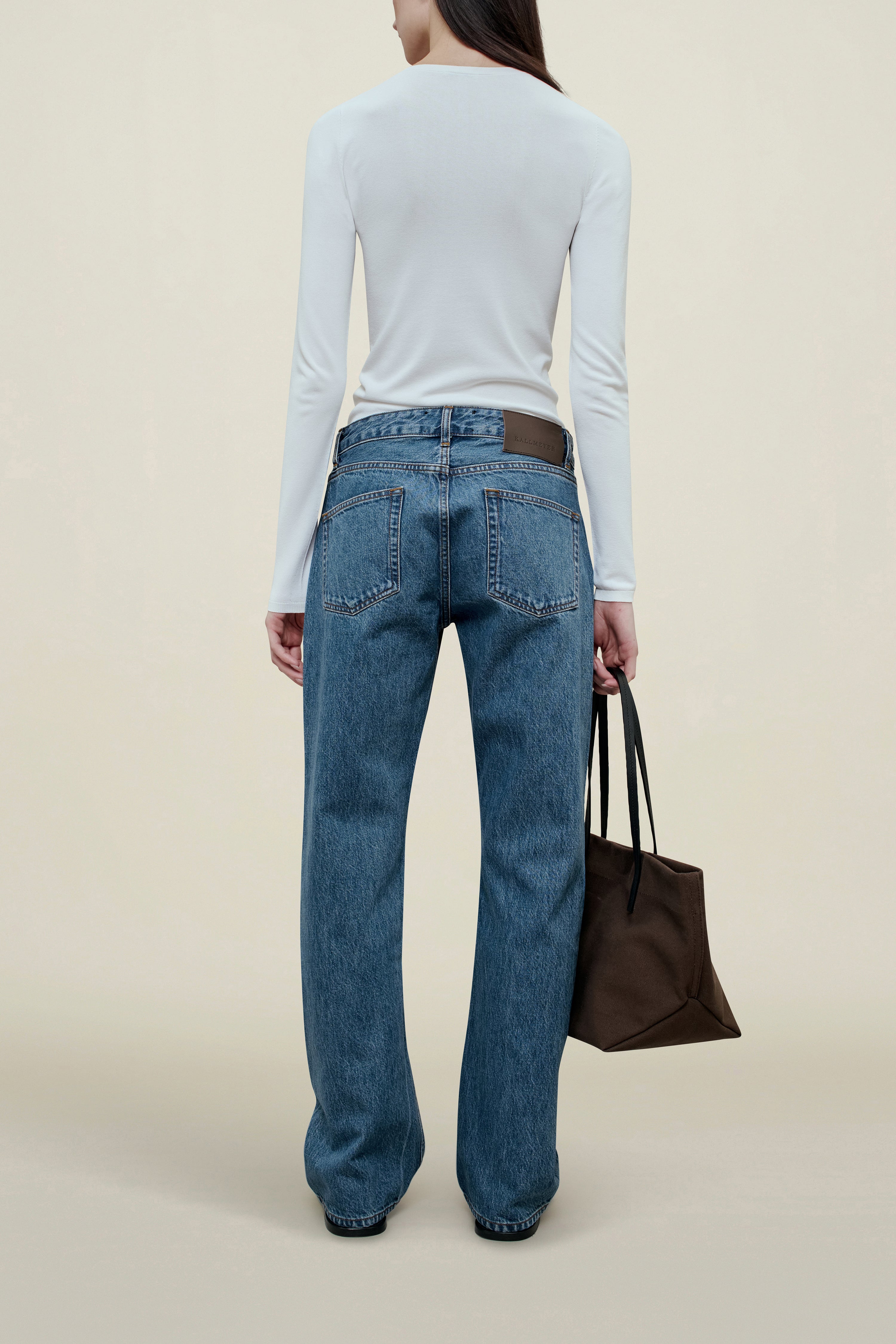 Adina Low Rise in Cotton Denim
