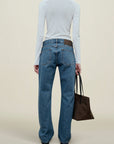 Adina Low Rise in Cotton Denim