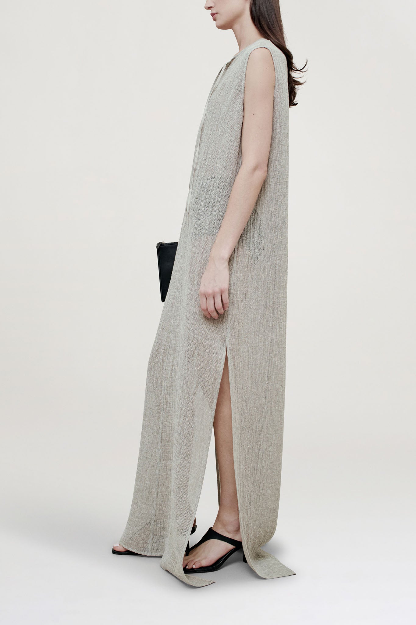 Clea Dress in Linen Gauze