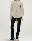 Dani Button Down in Vintage Cotton Poplin