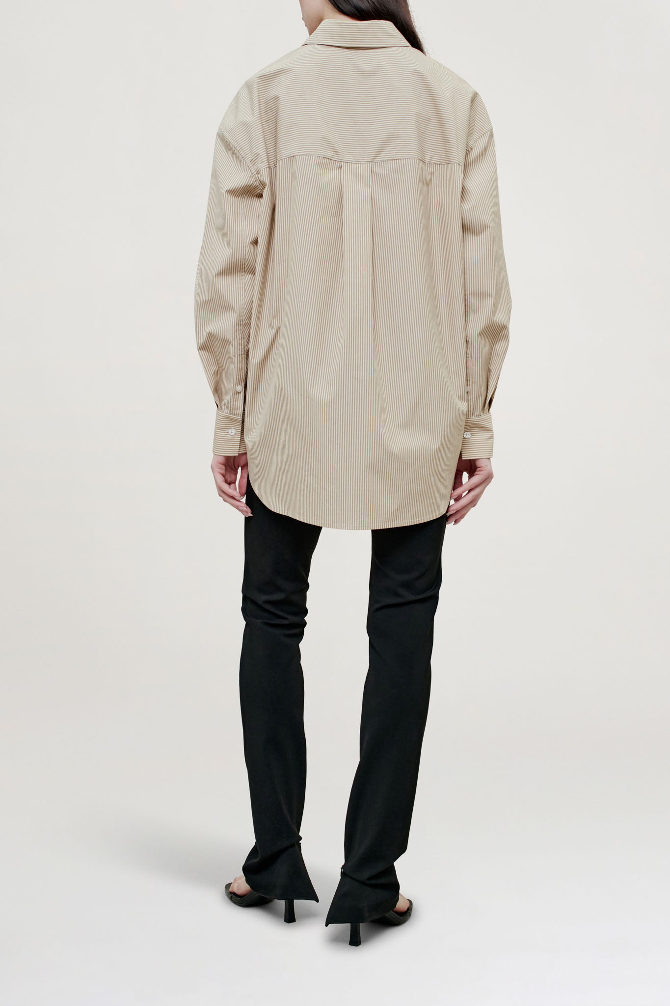 Dani Button Down in Vintage Cotton Poplin