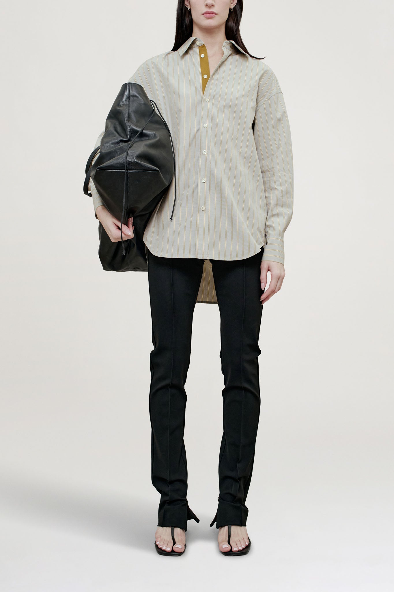 Dani Button Down in Vintage Cotton Poplin
