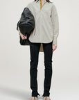 Dani Button Down in Vintage Cotton Poplin