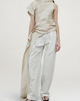 Elif Blouse in Two Tone Viscose