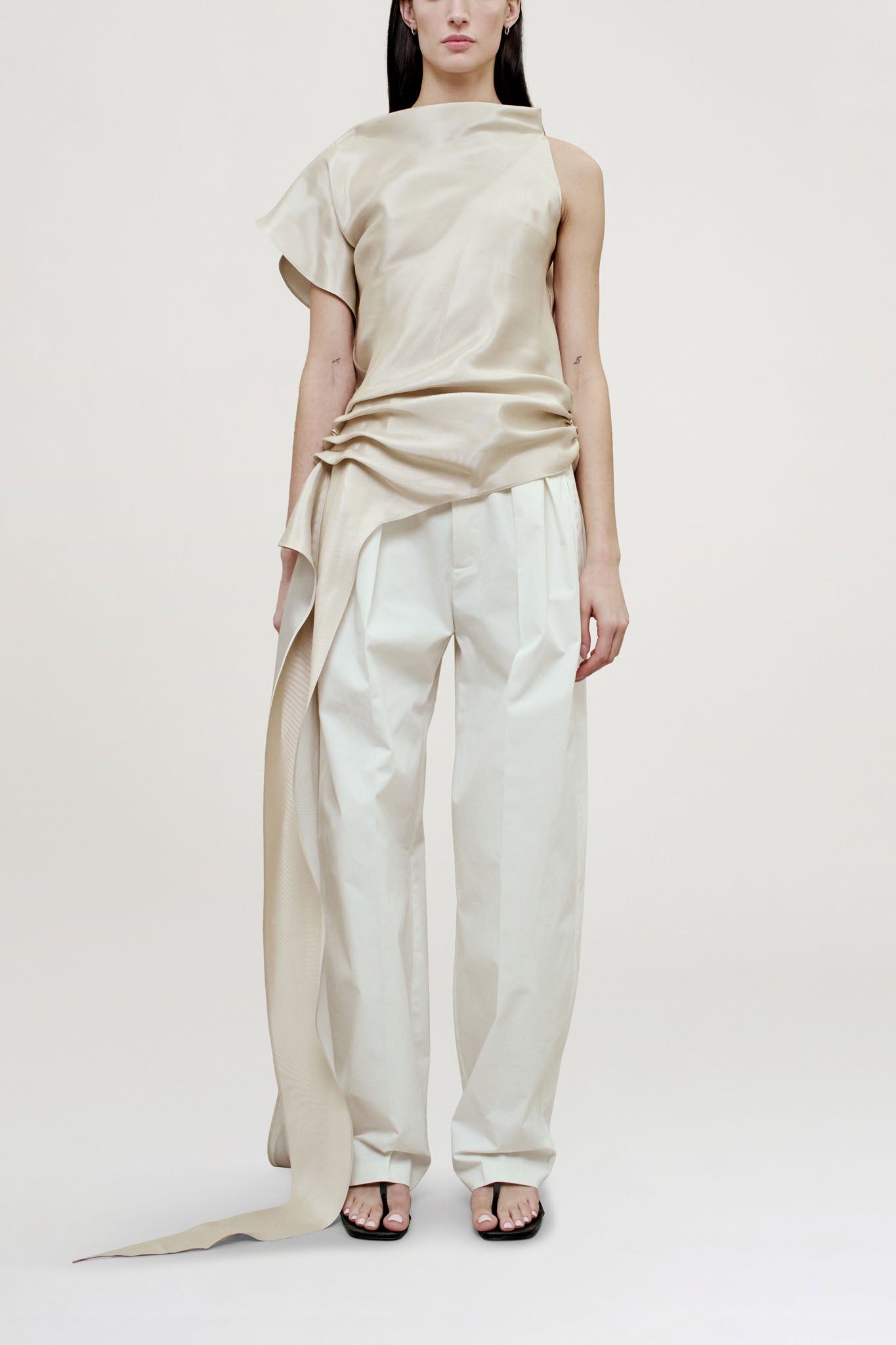 Elif Blouse in Two Tone Viscose