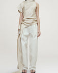 Elif Blouse in Two Tone Viscose