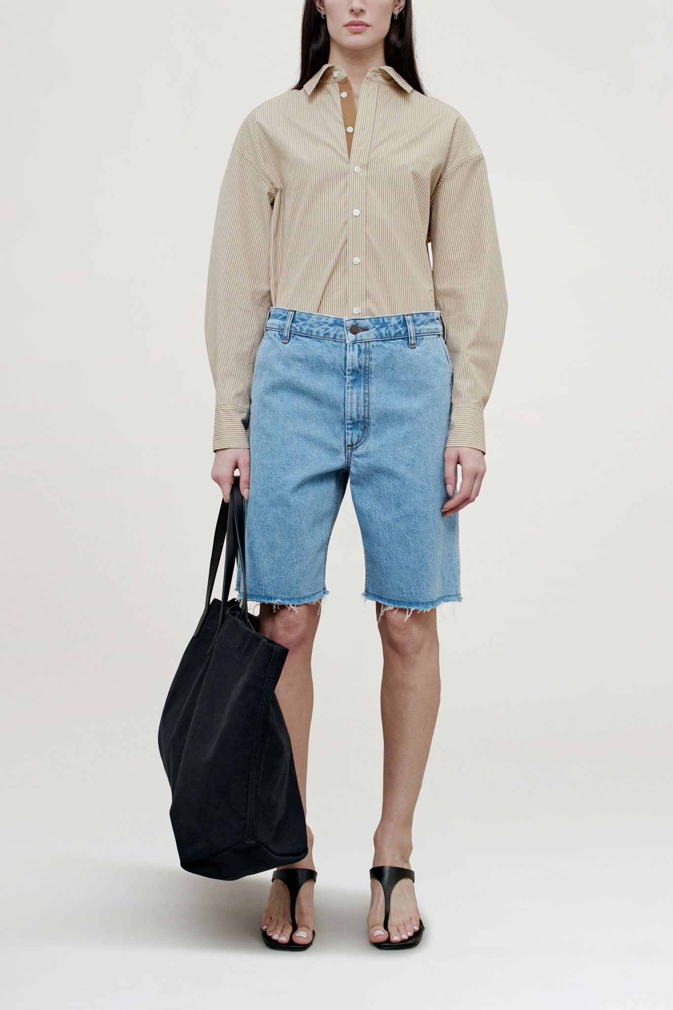 Ellis Skate Short in Cotton Denim
