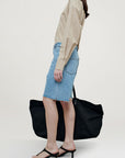 Ellis Skate Short in Cotton Denim